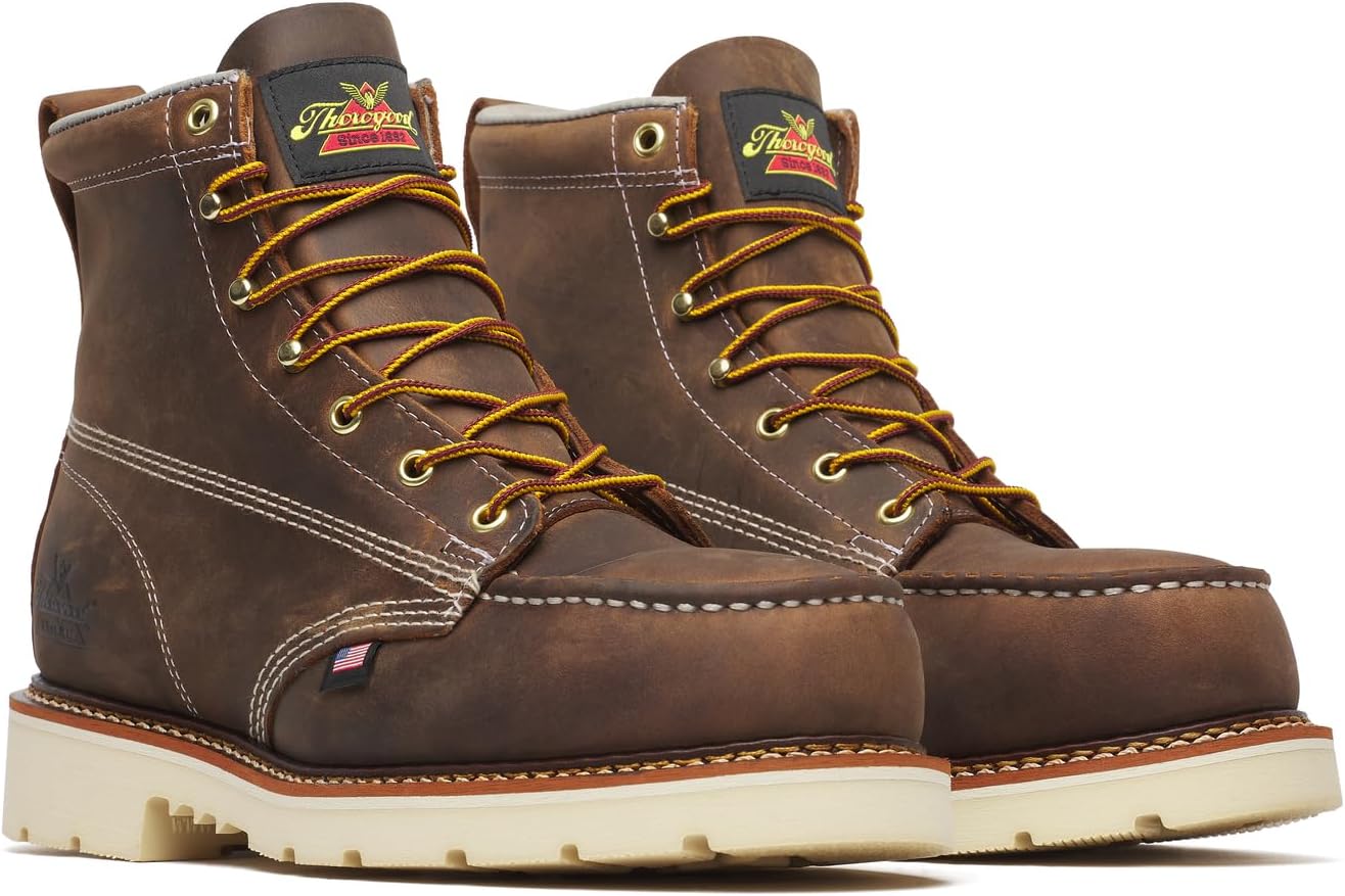 Thorogood American Heritage Steel Toe Work Boots for Men
