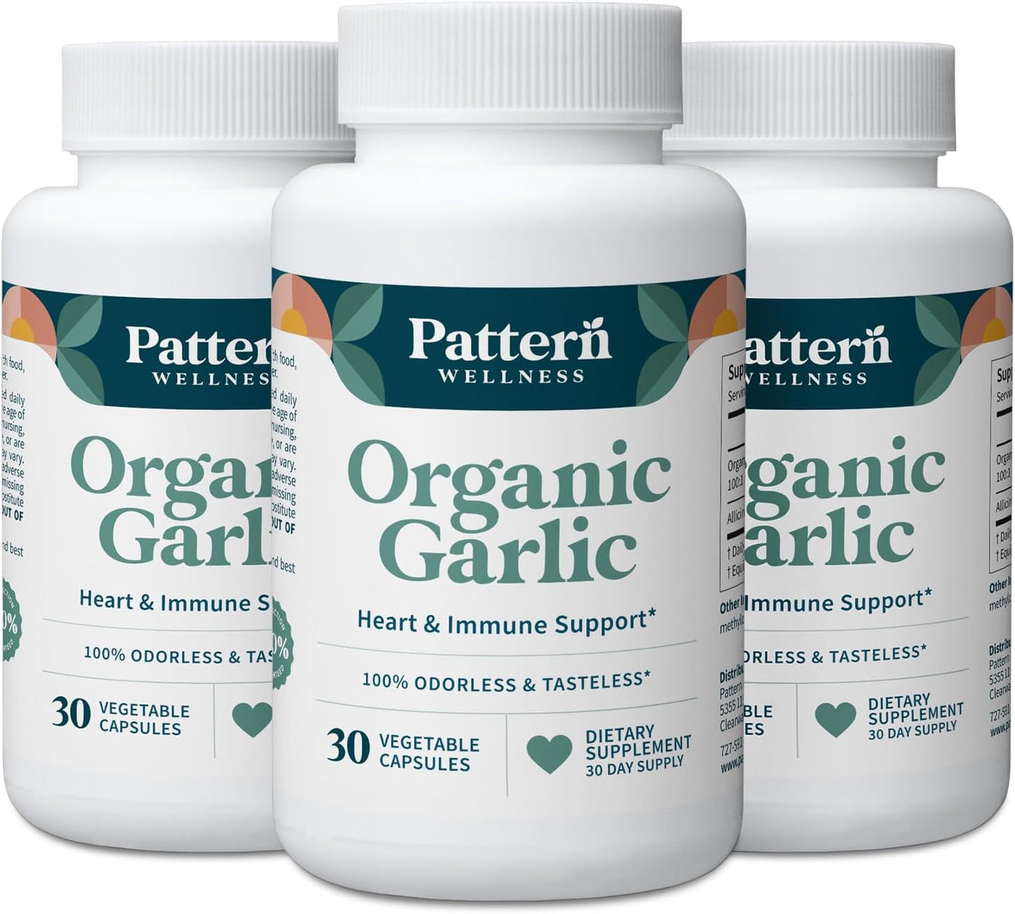 Odorless Organic Garlic Capsules for Immune and Circulatory Health
