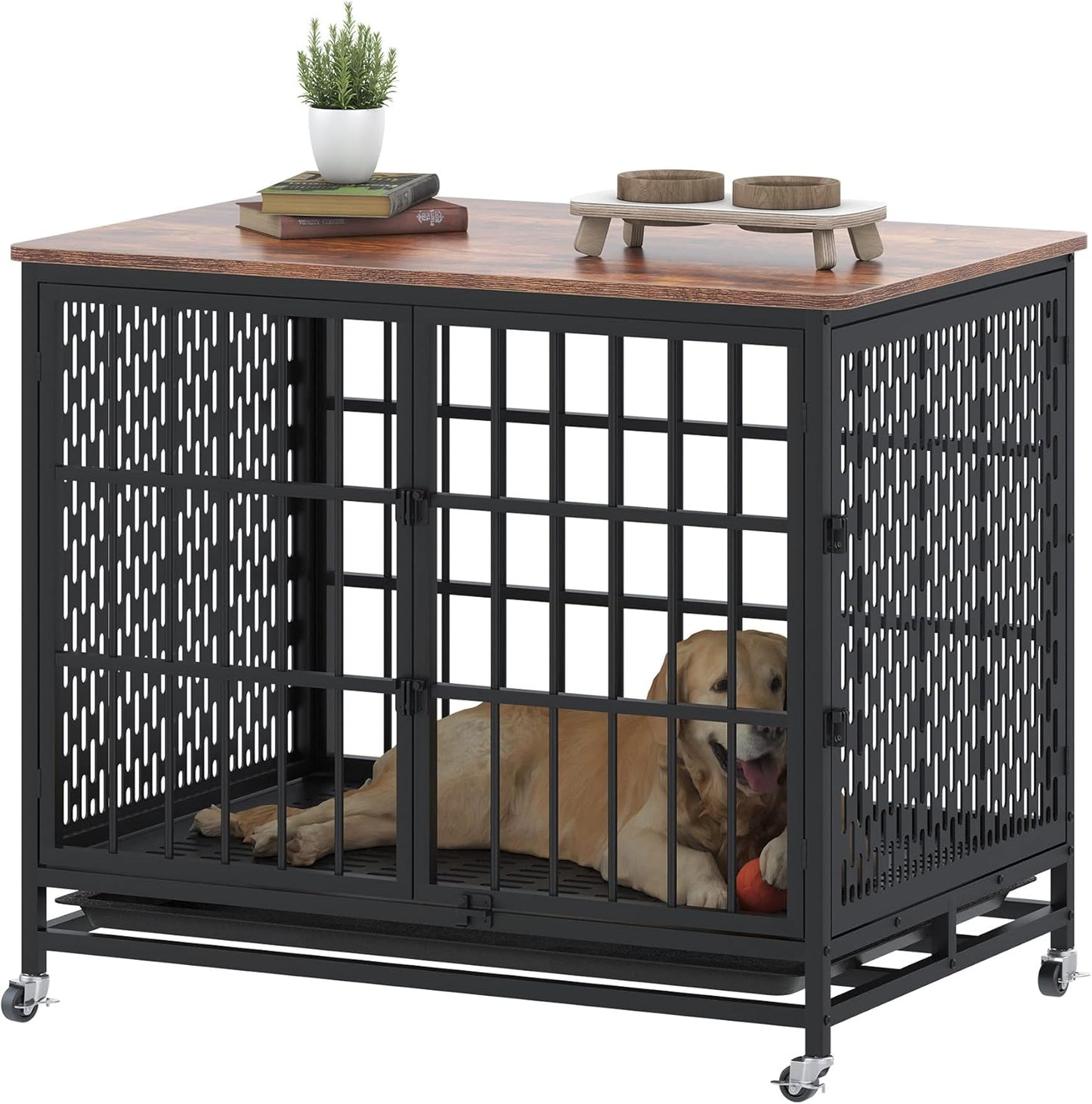 42 inch Extra Large Dog Crate Furniture for Medium and Large Dogs