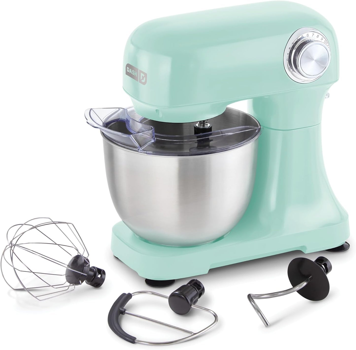 DASH Tilt-Head 3.5qt Stand Mixer with 12 Speeds and Attachments