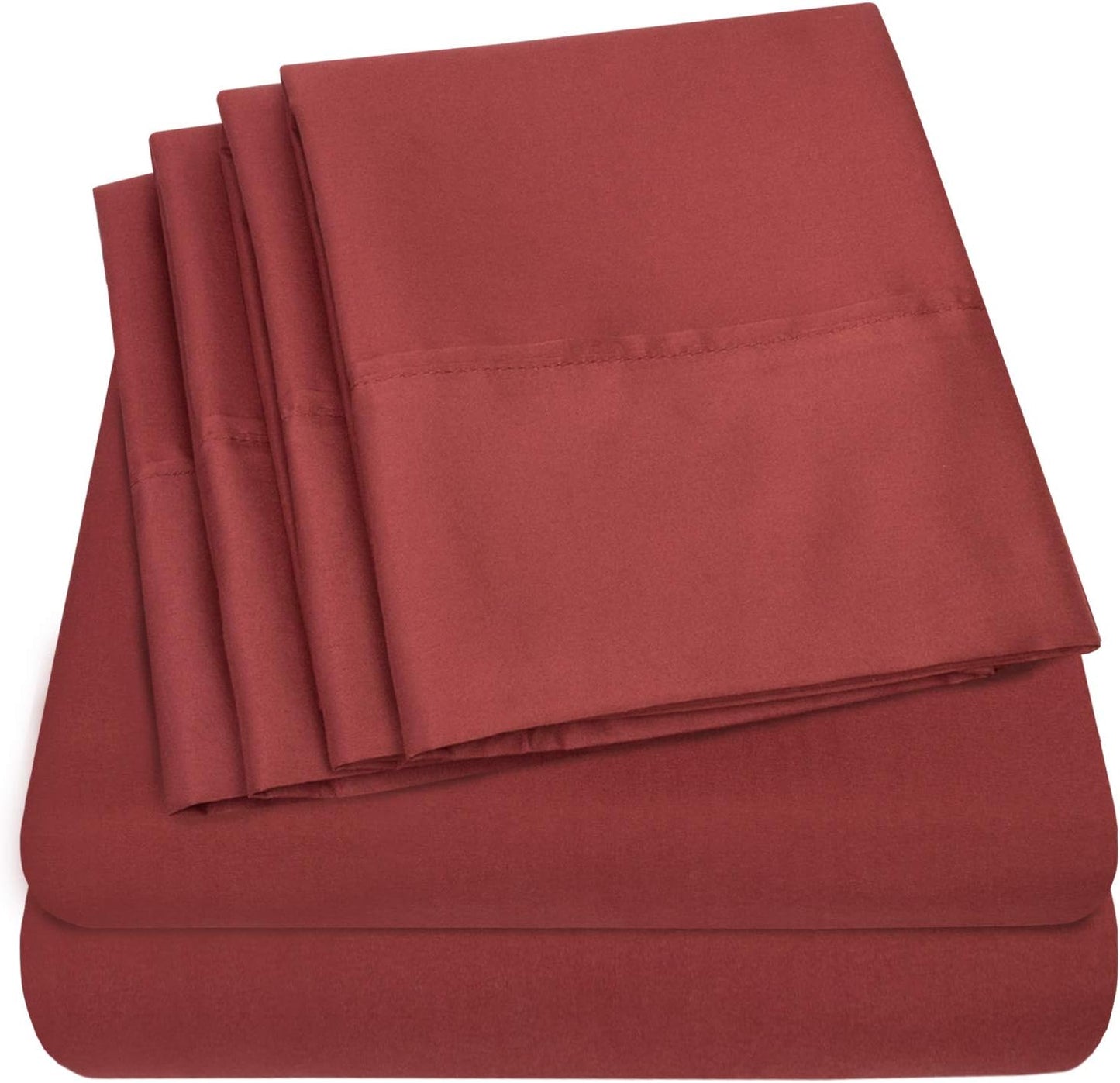 Full Size Bed Sheets Set - 1500 Supreme Microfiber Comfort