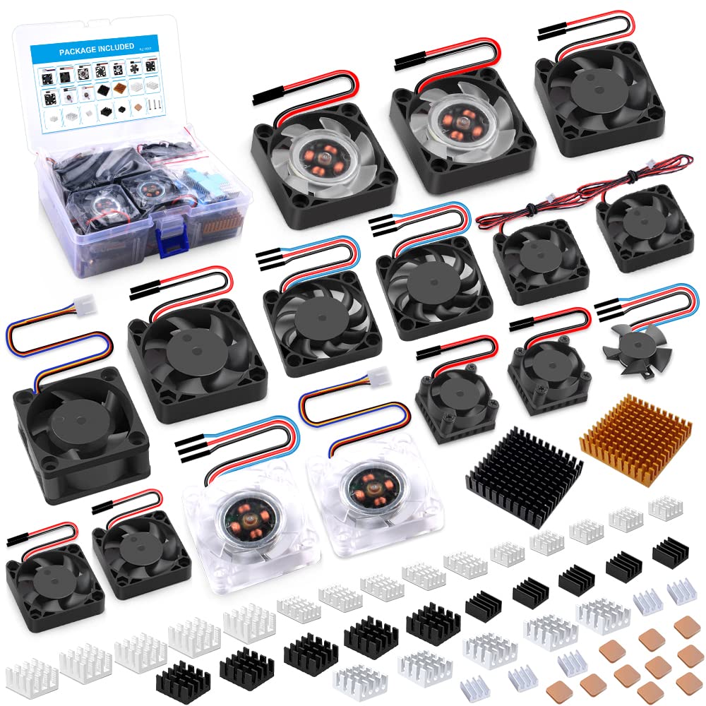 GeeekPi Heatsink Fan Kit for Raspberry Pi and Jetson Nano