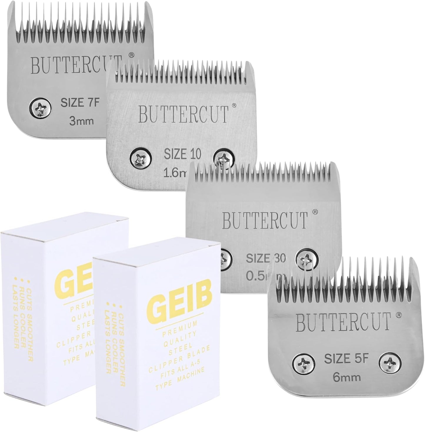 Geib Buttercut Dog Grooming Kit with Durable Clipper Blades