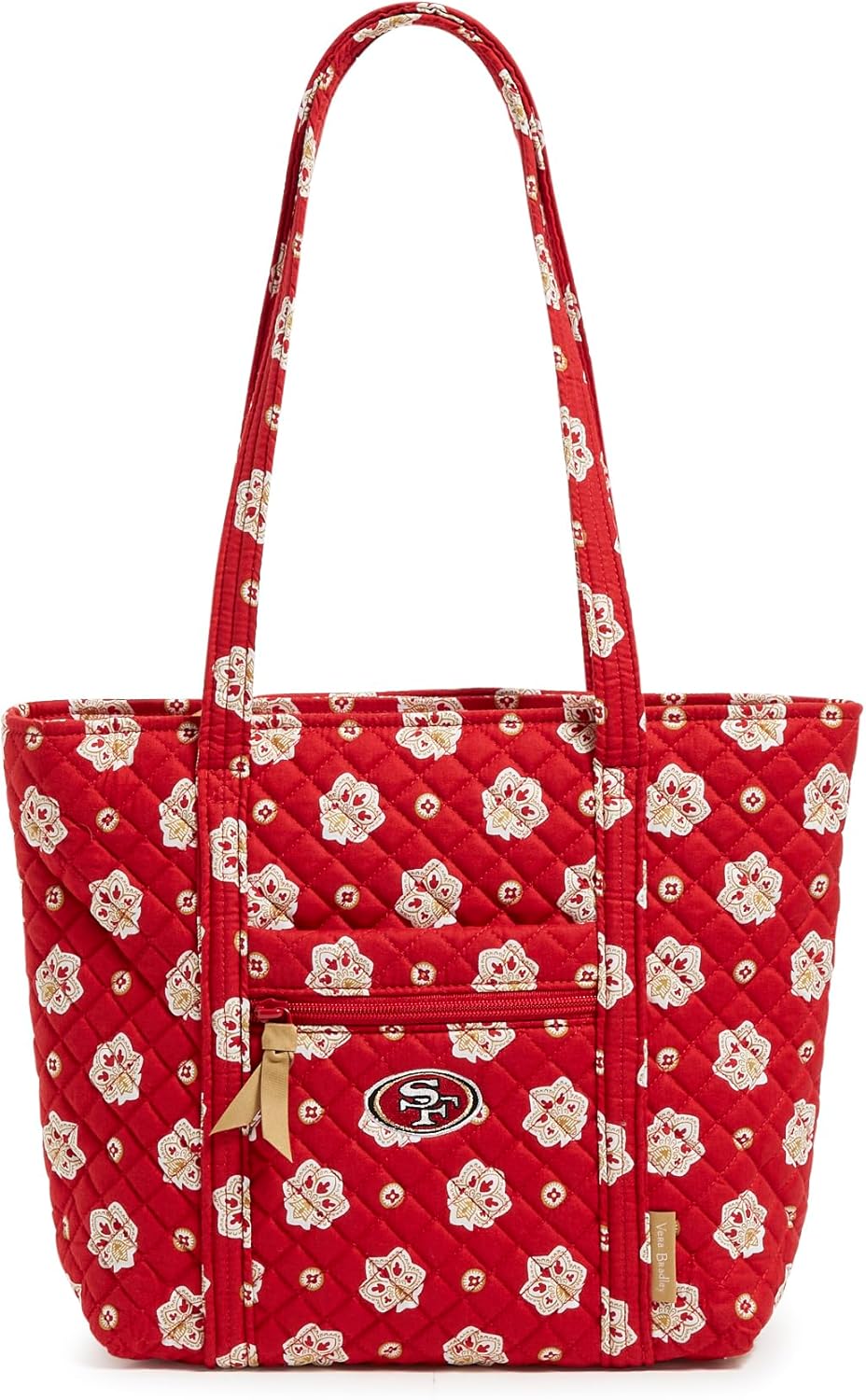 Vera Bradley Women's Cotton NFL Small Tote Bag for Team Spirit