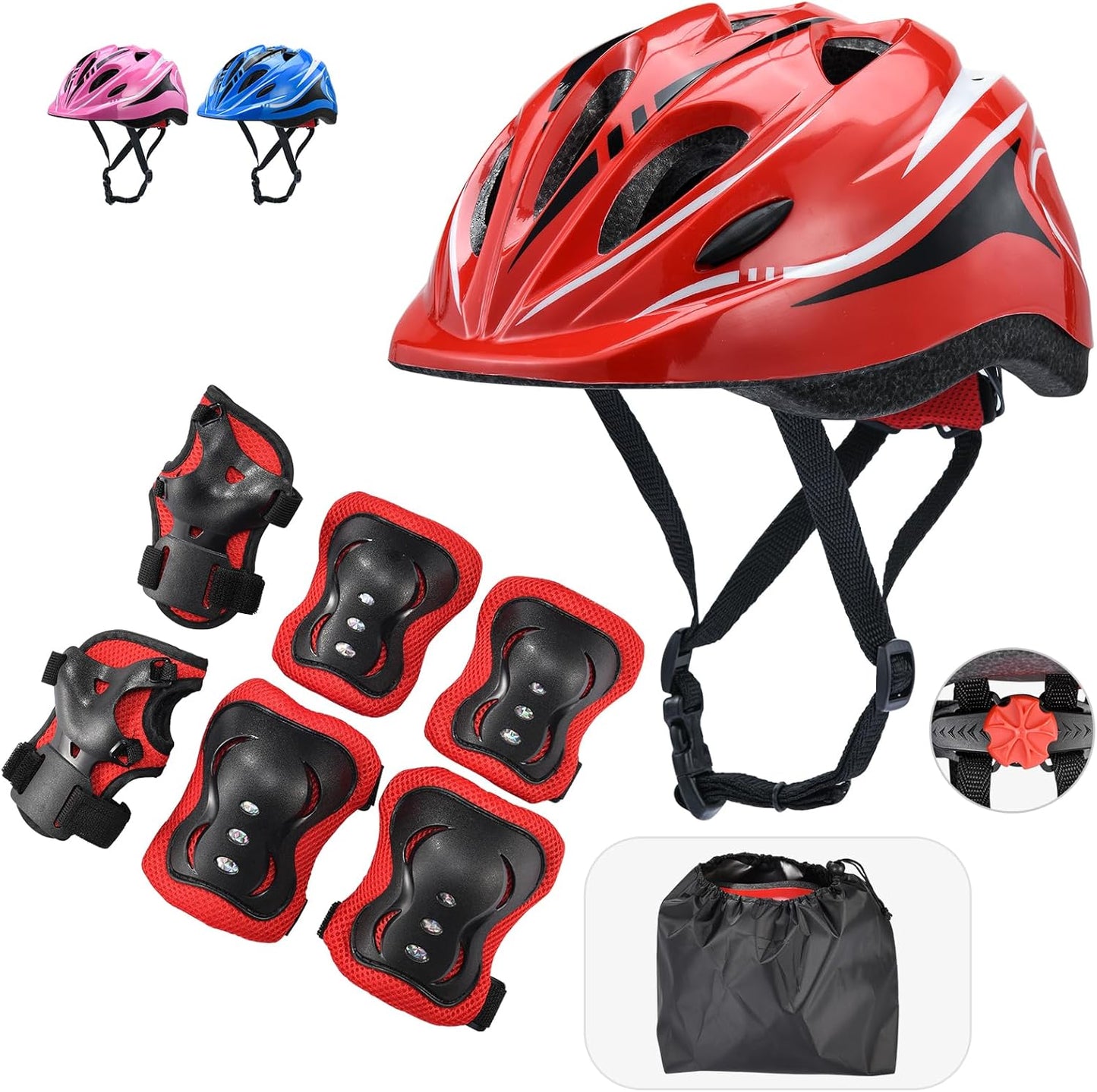 ZALOHEX Kids Helmet & Pad Set - Ultimate Protection & Style - 3 Colors