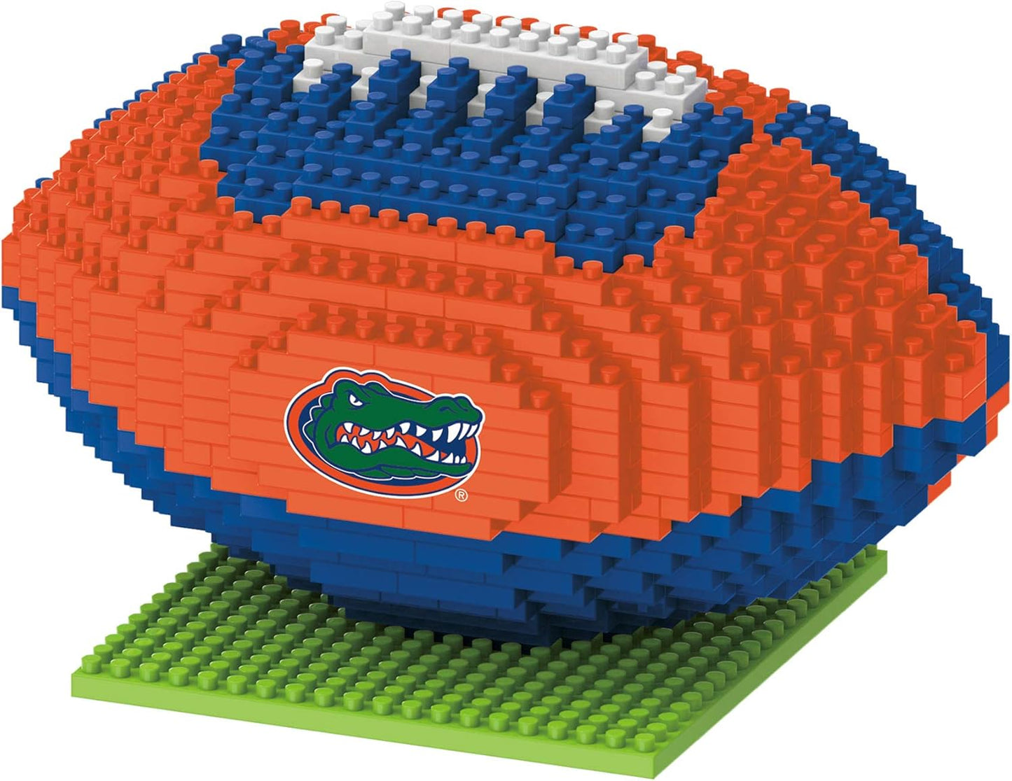 FOCO NCAA Unisex-Adult 3D BRXLZ Team Logo Football Building Toy