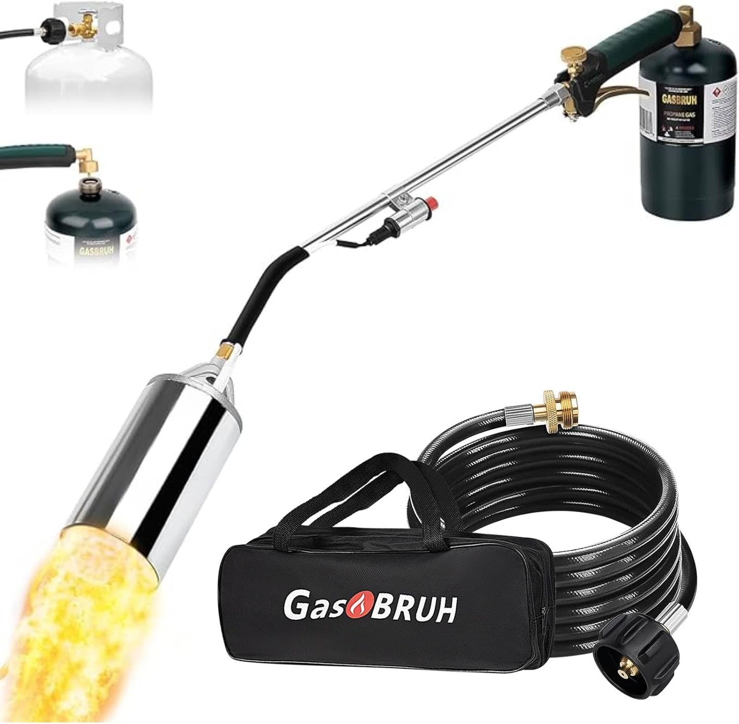 Propane Torch Weed Burner Kit for Efficient Weeding and More