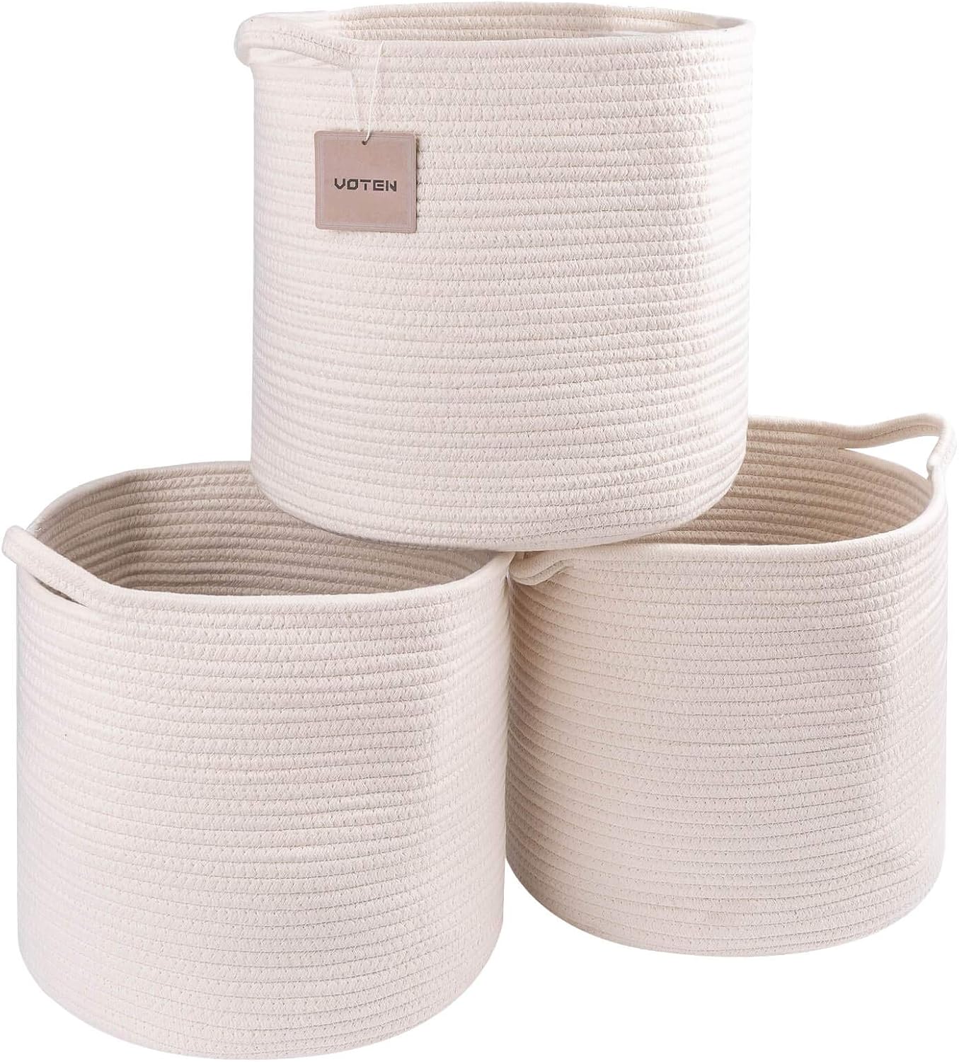 Storage Cubes 13x13 for Cube Shelves Organizer - 3 Pack