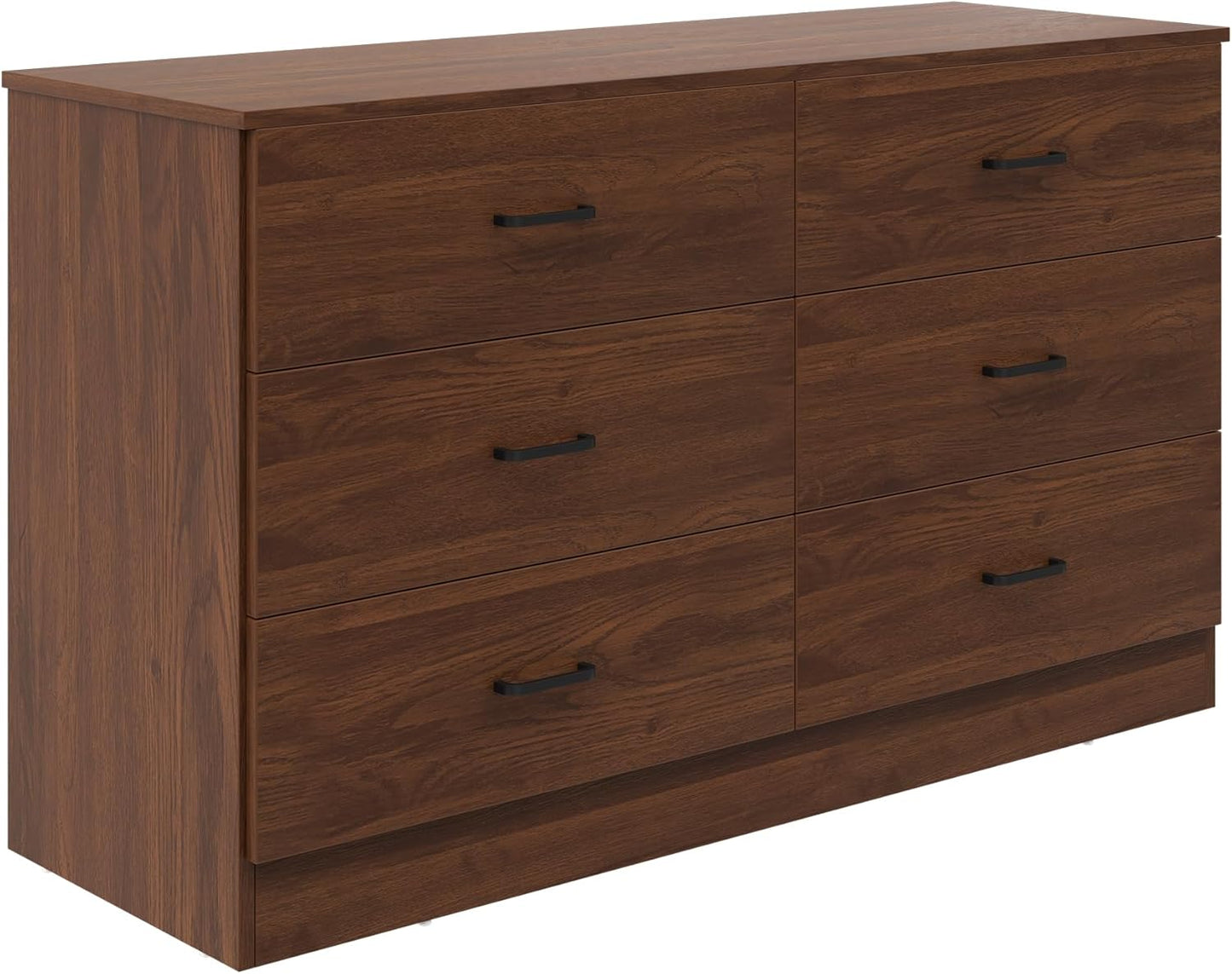 Bigbiglife Wood Dresser for Bedroom with 6 Spacious Drawers