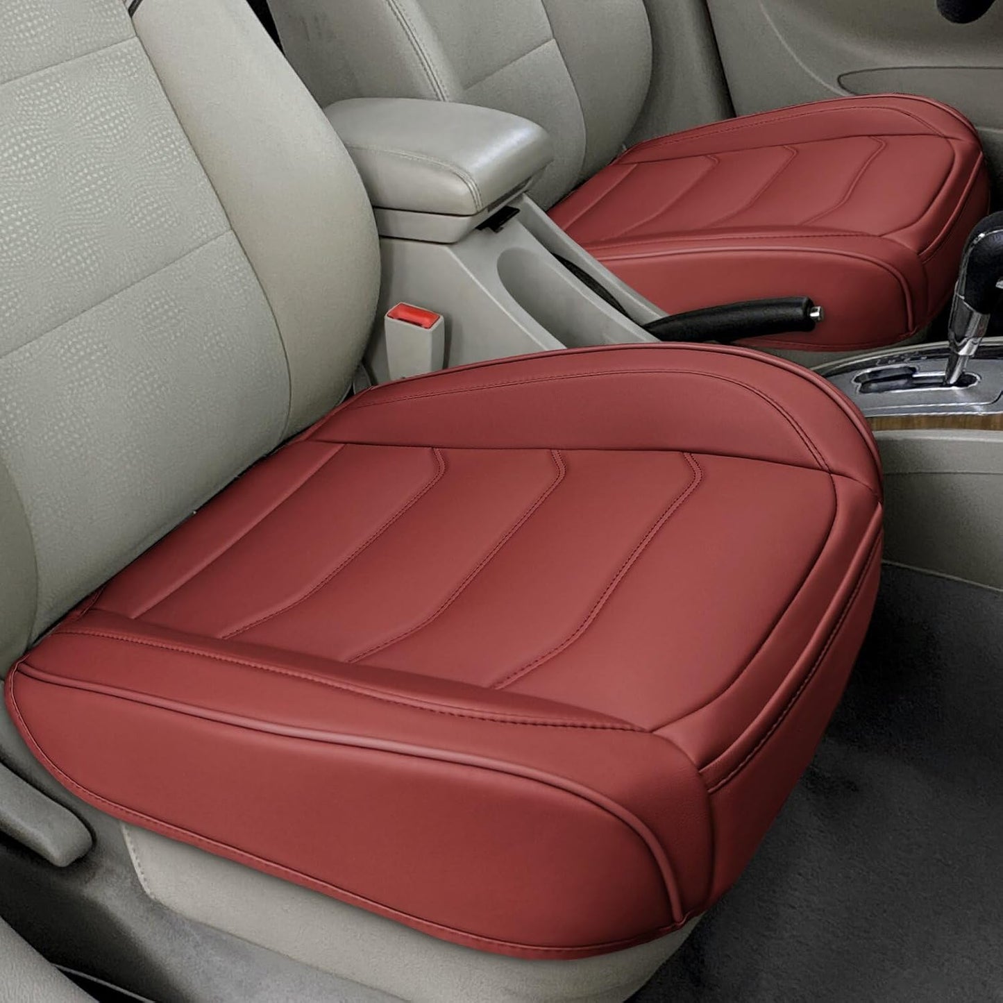 BOPUOVRE Car Seat Cover for Luxury & Comfort - Dull-red