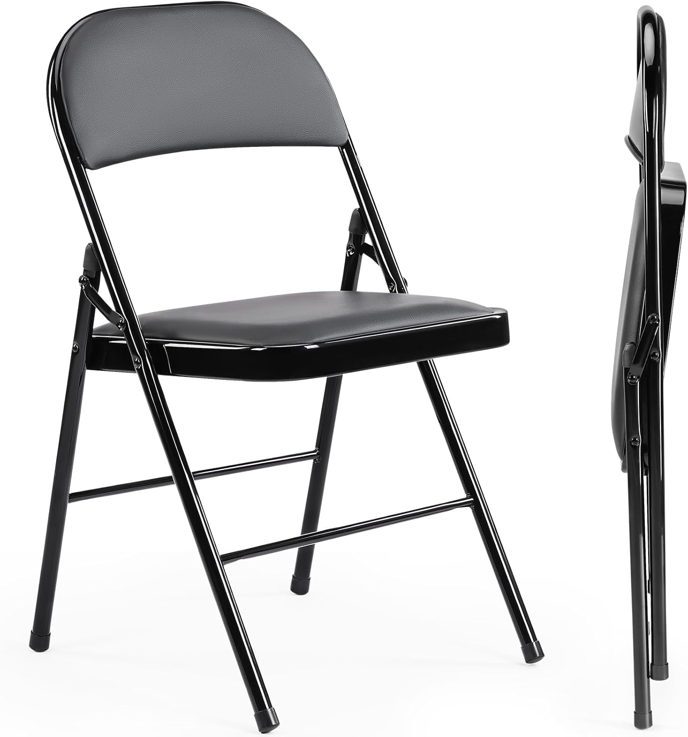 Sweetcrispy Folding Chair 2 Pack for Indoor and Outdoor Use