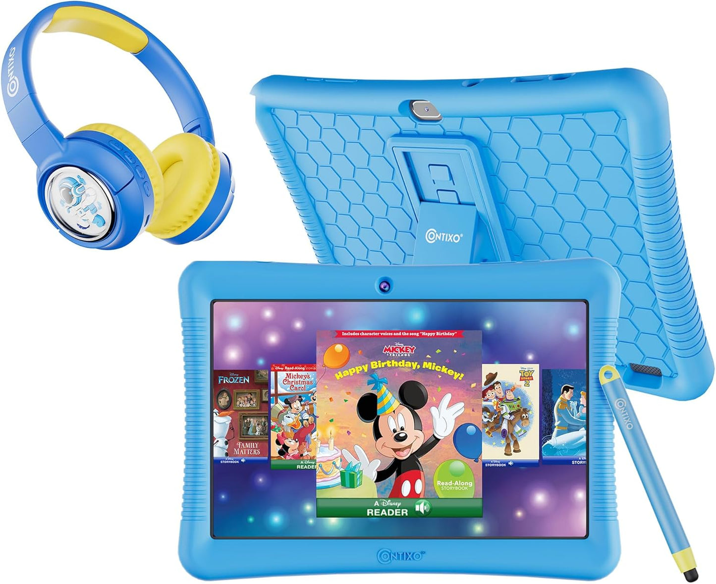 Contixo K102 Kids Tablet Bundle with Disney eBooks & Headphones