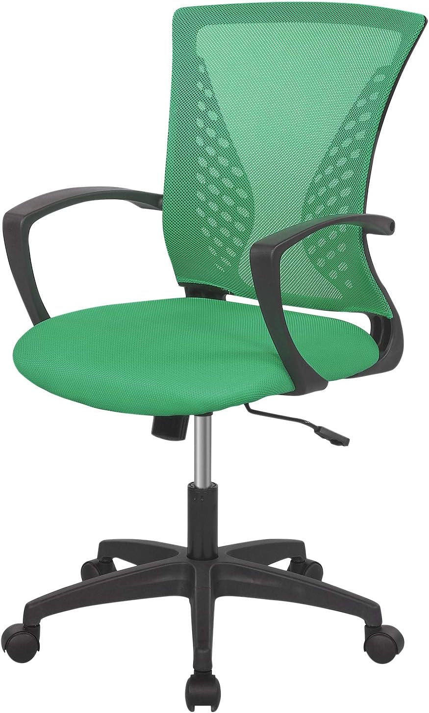 Home Office Chair with Lumbar Support and Adjustable Features