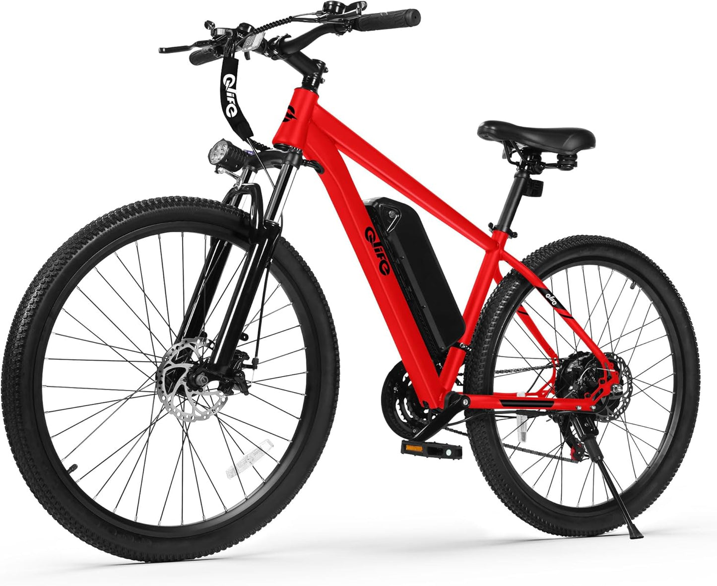 Qlife Racer Electric Bike for Adults - 21-Speed Mountain E-Bike