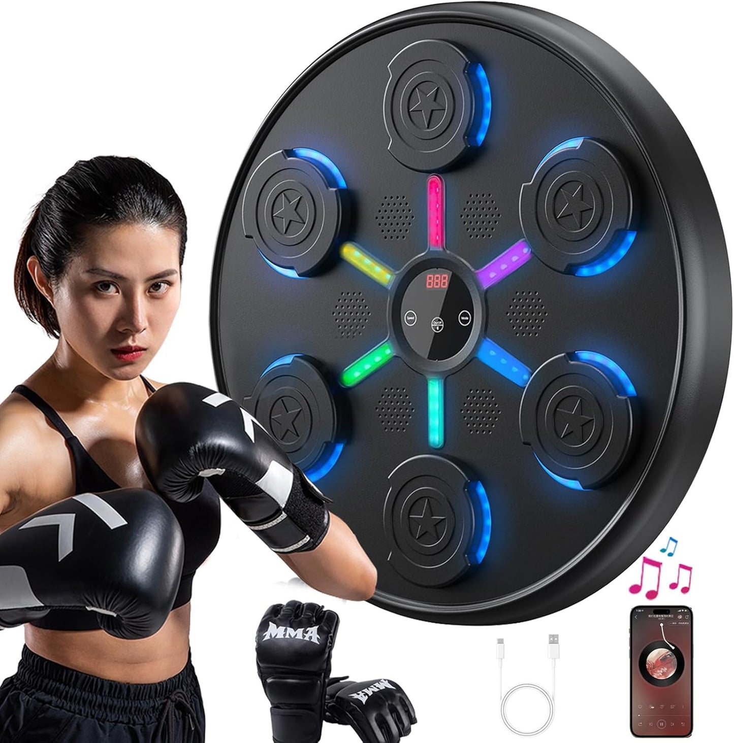 Ultimate Wall-Mounted Music Boxing Trainer