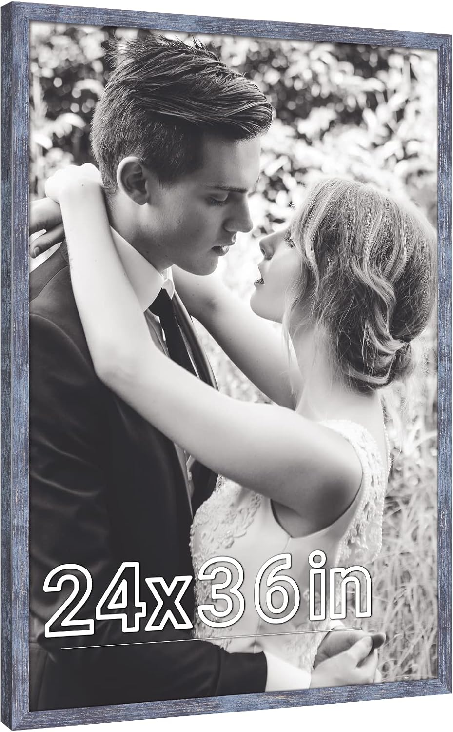 Rustic Blue 24x36 Poster Frame for Stunning Wall Decor