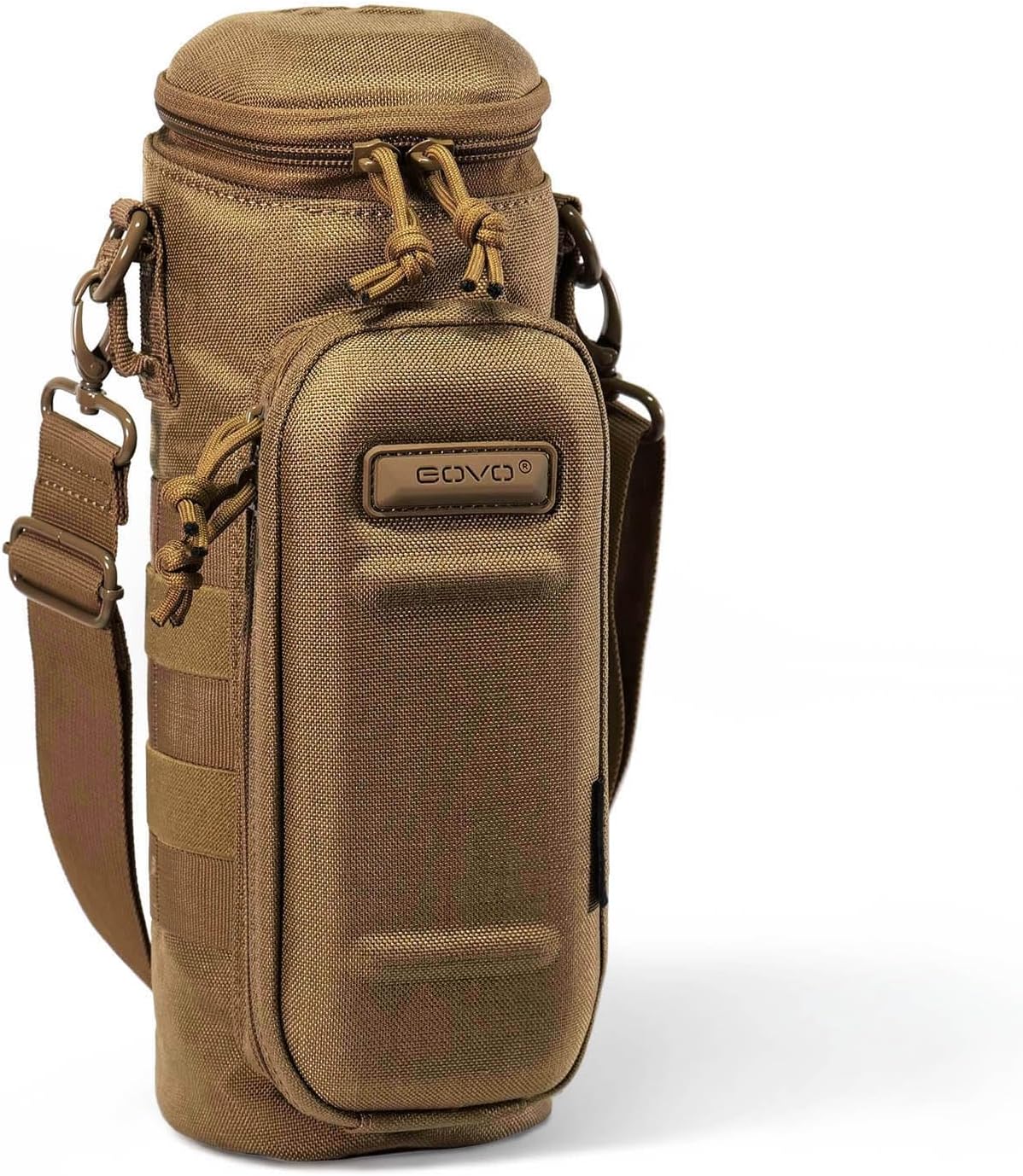 GOVO U1 Water Bottle Pouch with Hardshell Cap for 40oz Bottles