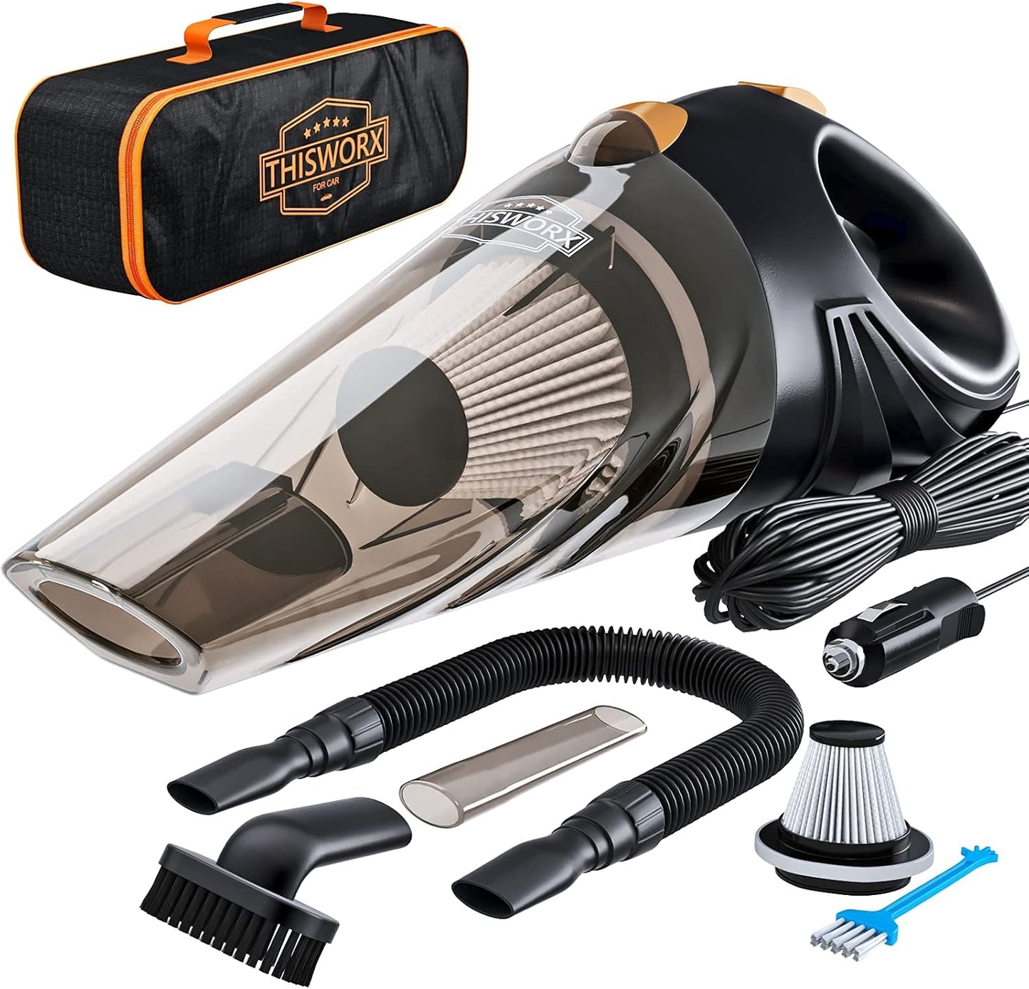 ThisWorx Car Vacuum - Powerful Cleaning On-The-Go