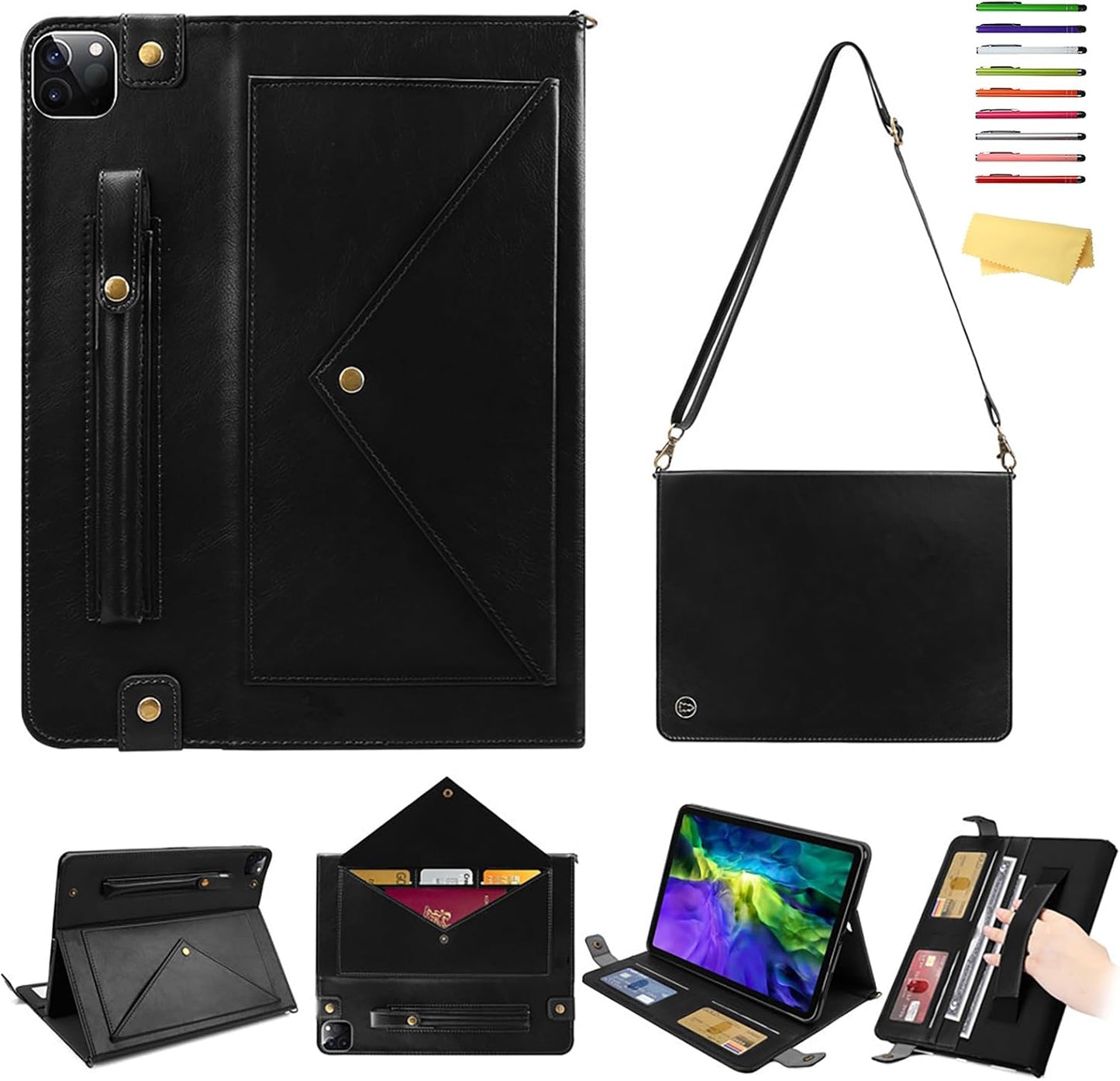 Crossbody Handbag Case for iPad Air 13 inch & iPad Pro 12.9 inch