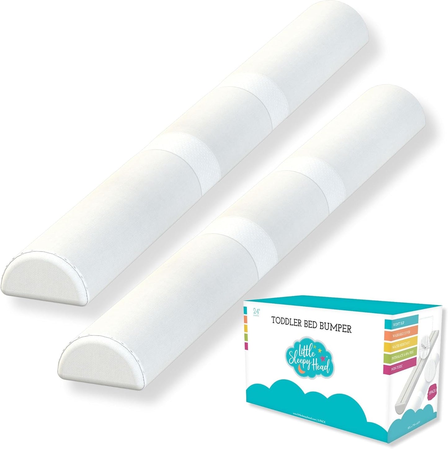 Little Sleepy Head Bed Bumper for Toddlers - Safe Sleep Solution