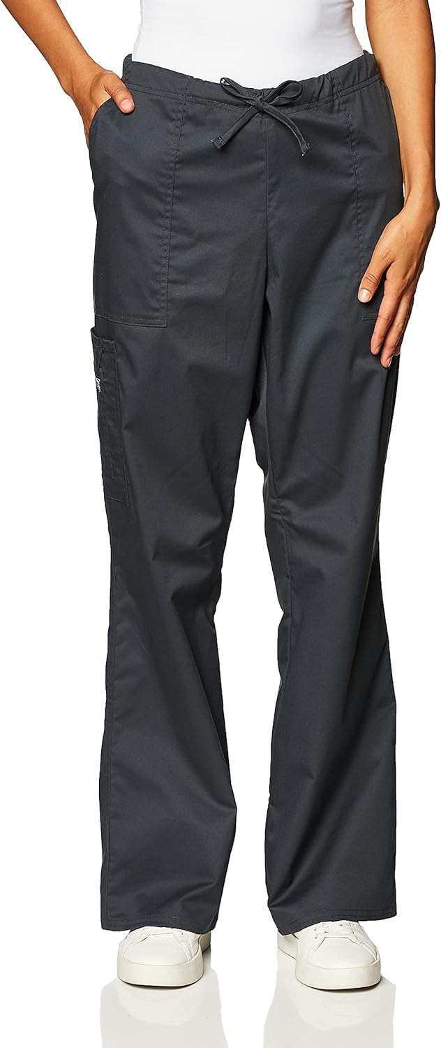 Scrubs for Women Cargo Pants with Drawstring Comfort Fit