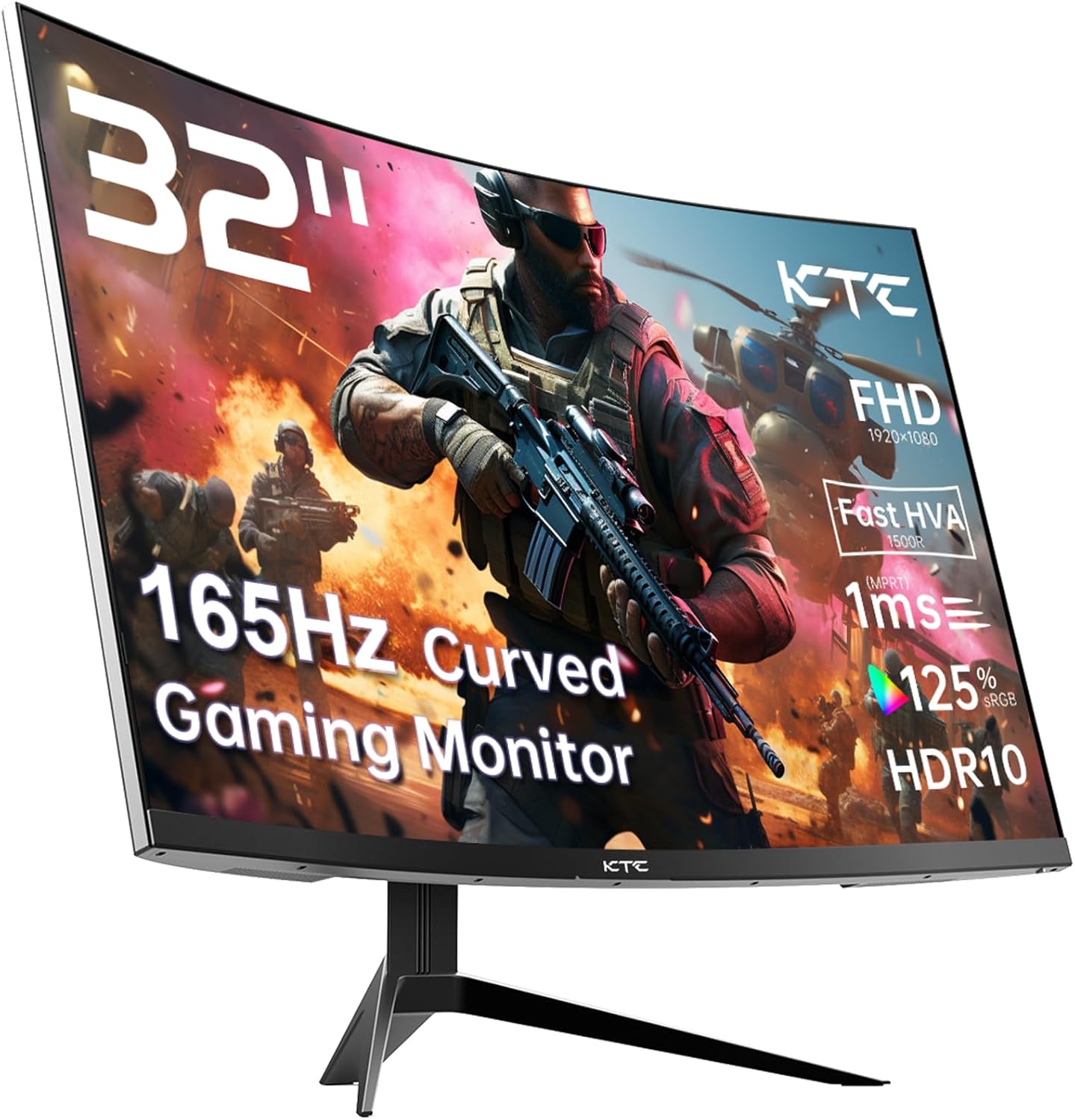 Immerse in Gaming Bliss with 32 Curved Monitor