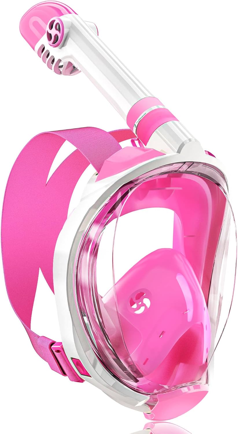 QingSong Kids Snorkel Mask Full Face for Safe Snorkeling Fun