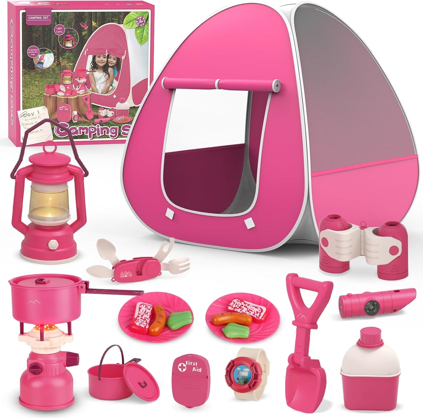 Pop Up Kids Camping Set - Outdoor Adventure Fun!