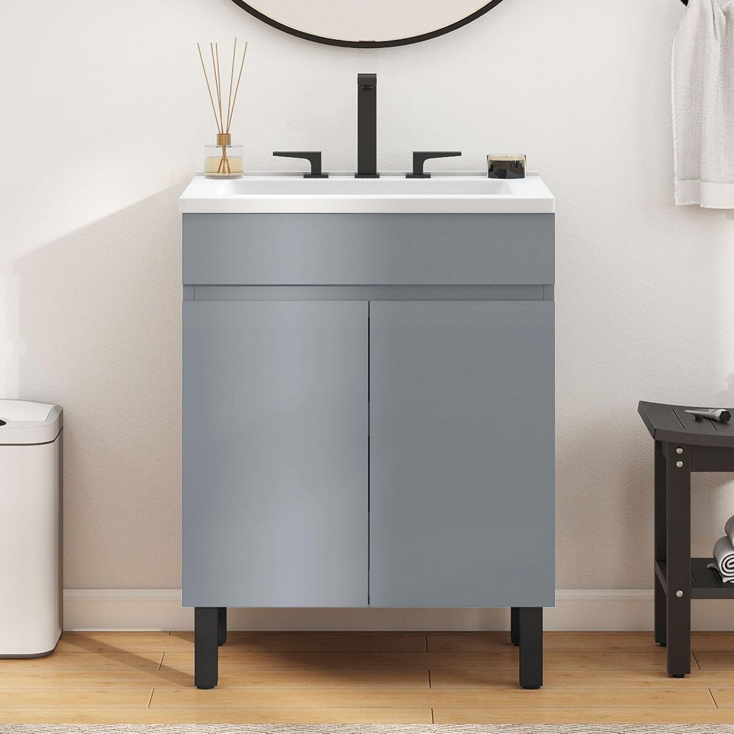 YITAHOME 24 Inch Bathroom Vanity with Sink for Small Spaces