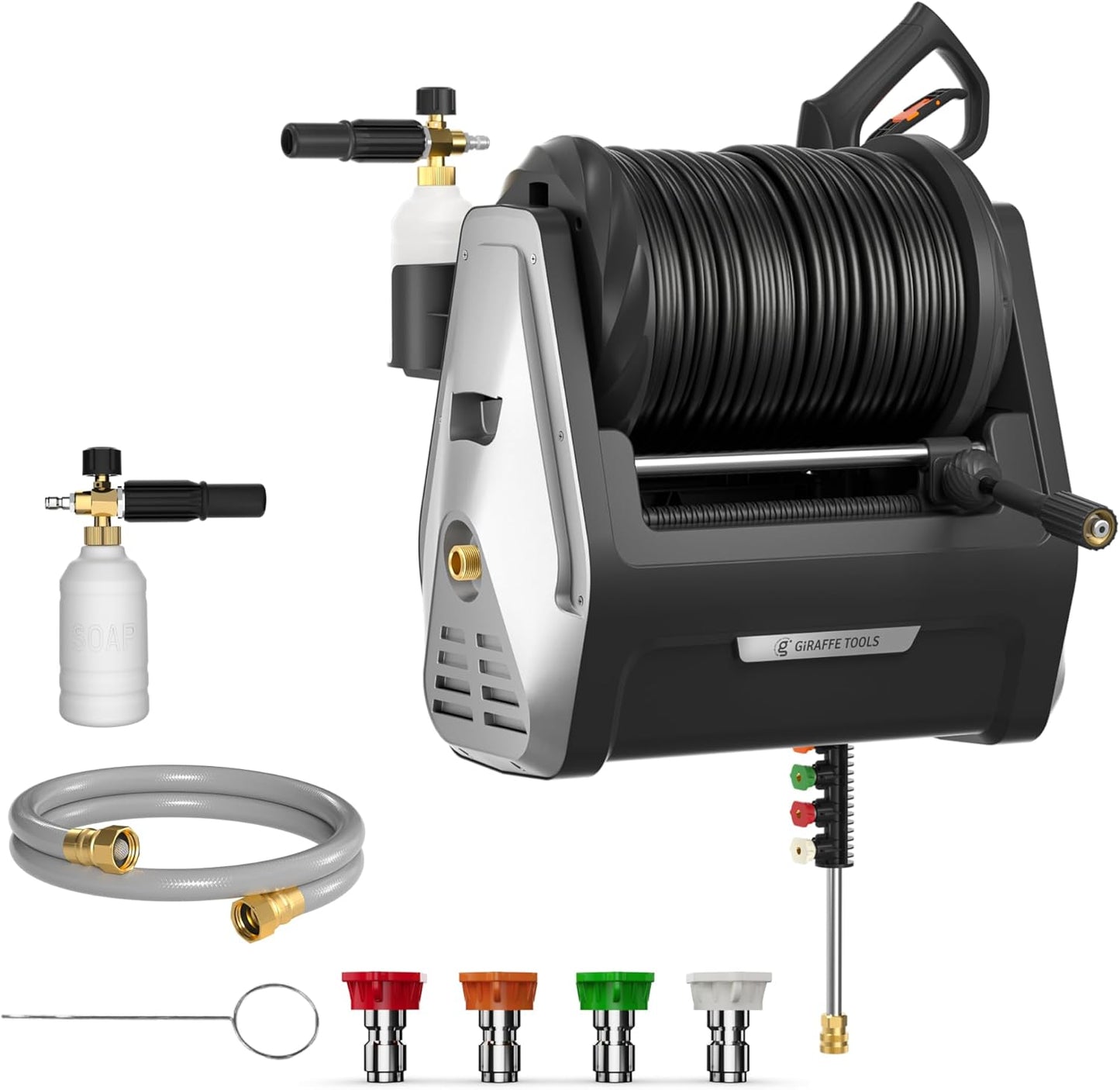 Giraffe Tools Wall Mounted Pressure Washer G30 with 2900 PSI
