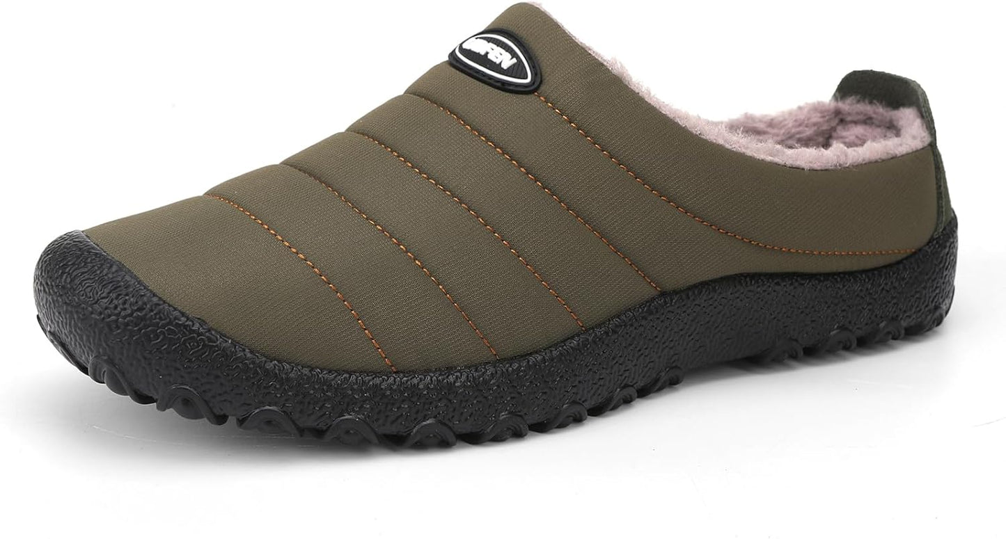 UBFEN Winter Warm Slippers for Men and Women with Plush Lining