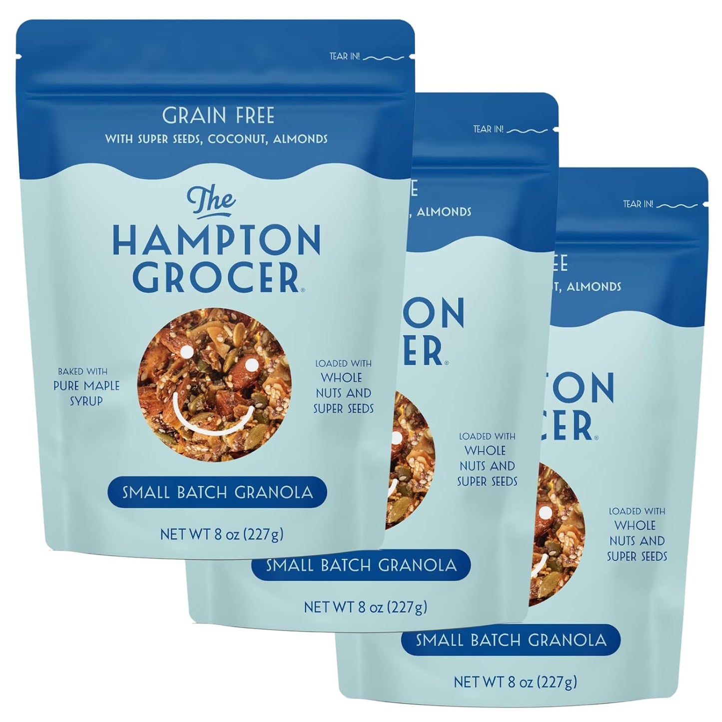Hampton Grocer Super Seed Grain Free Granola - Nut-Packed Snack