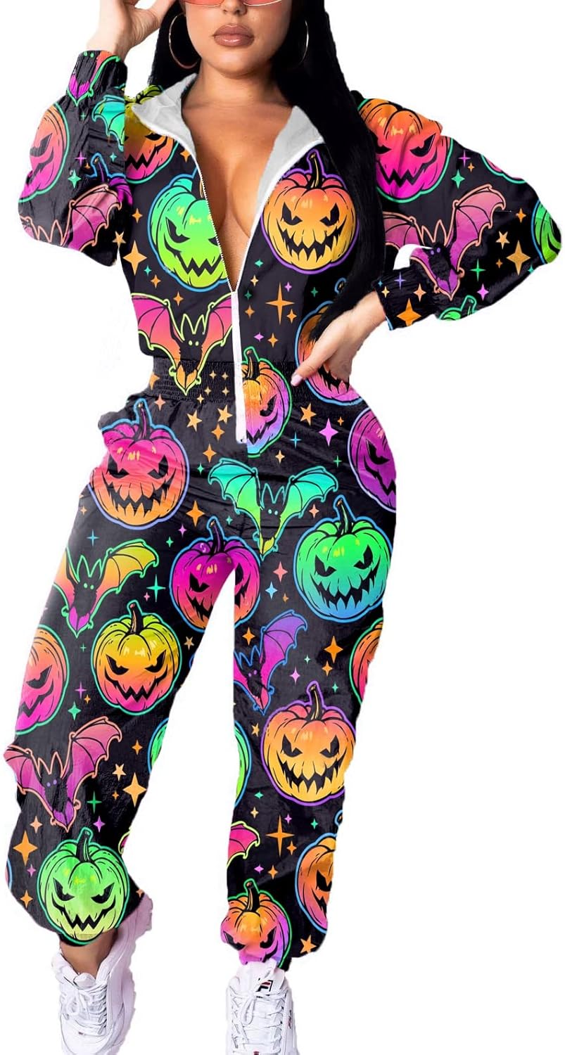 EOSIEDUR Women's Pullover Hoodies Jumpsuit Set for Casual Wear