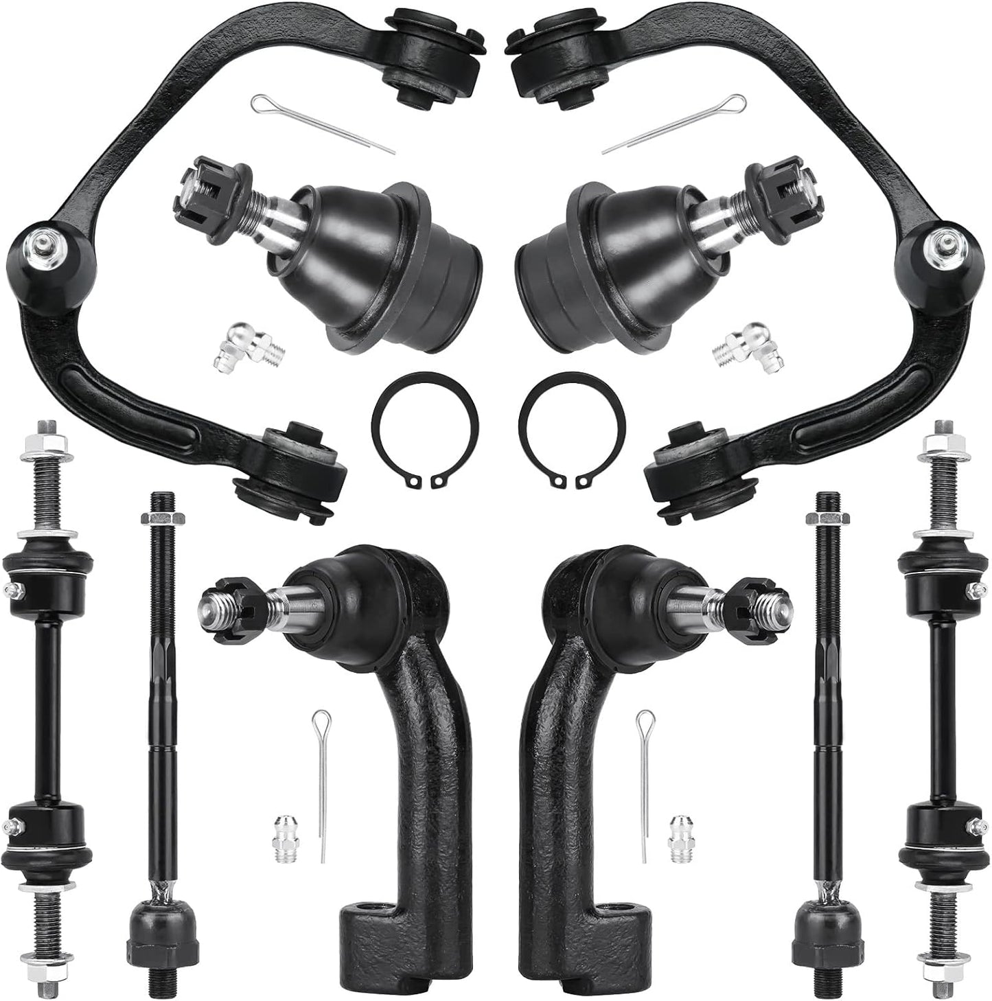 10PCS Front Upper Control Arm Kit for Ford F150 2009-2014
