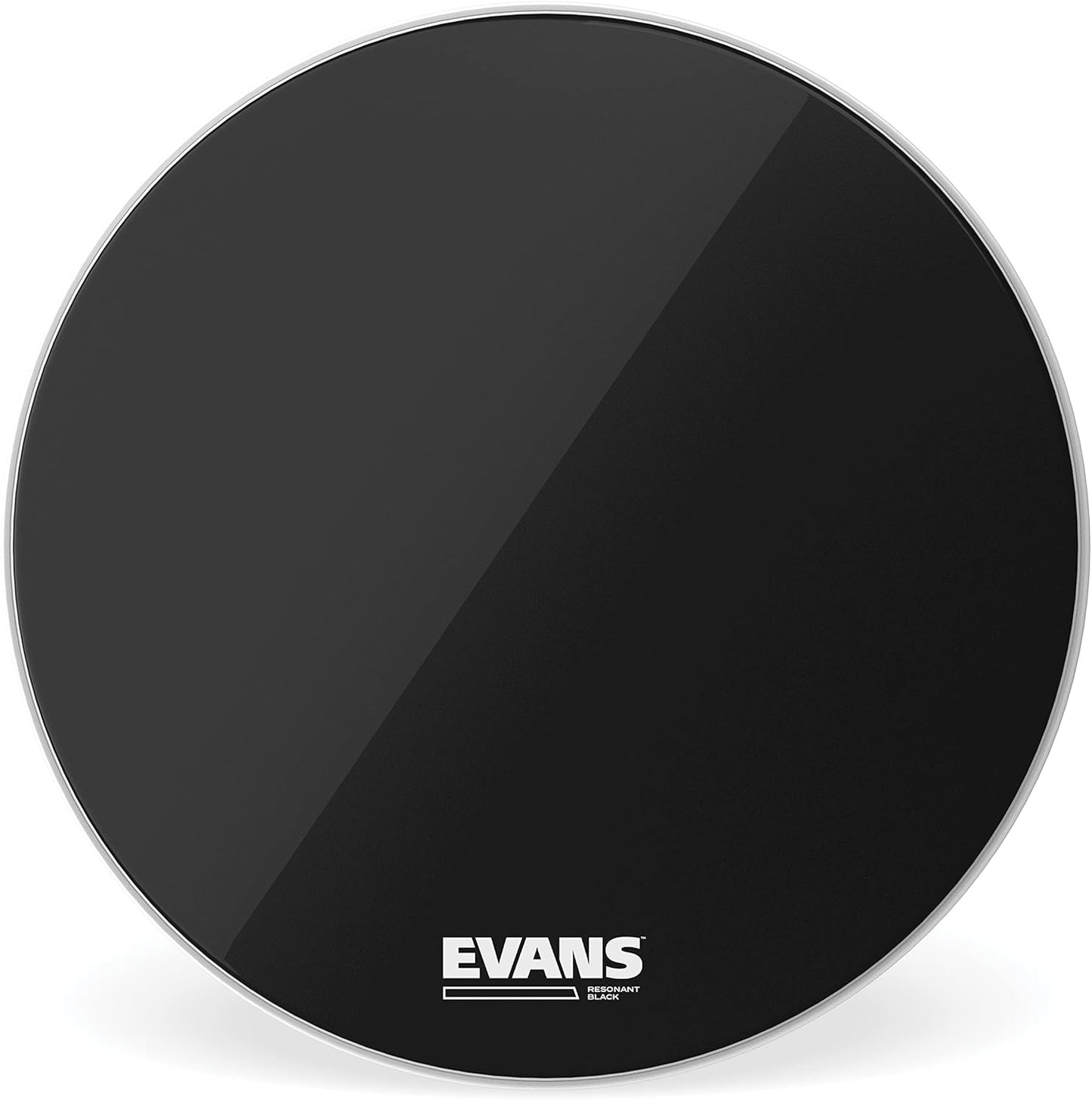 Evans 22 Inch Resonant Black Bass Drum Head for Optimal Sound