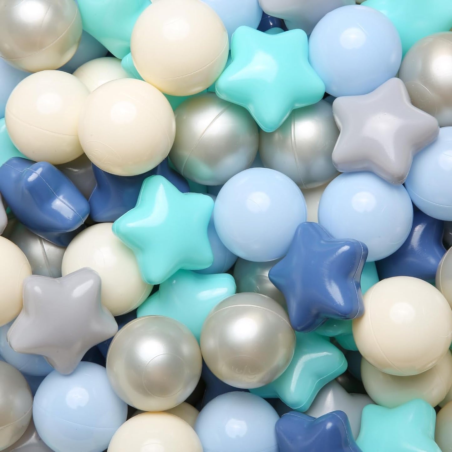 TRENDPLAY Star Ball Pit Balls for Toddlers - Fun Playtime Set