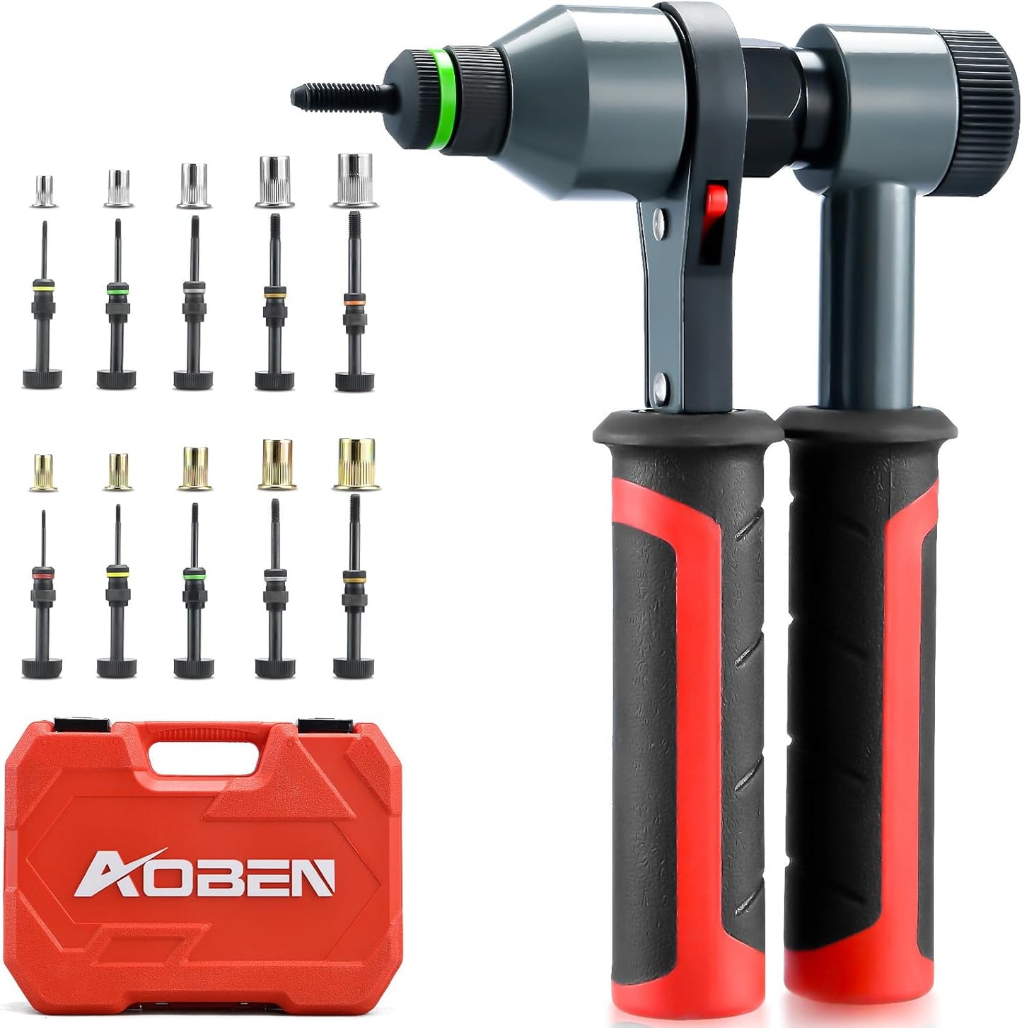 AOBEN Rivet Nut Tool Kit: Upgraded Rivnut Tool with 100 Rivnuts