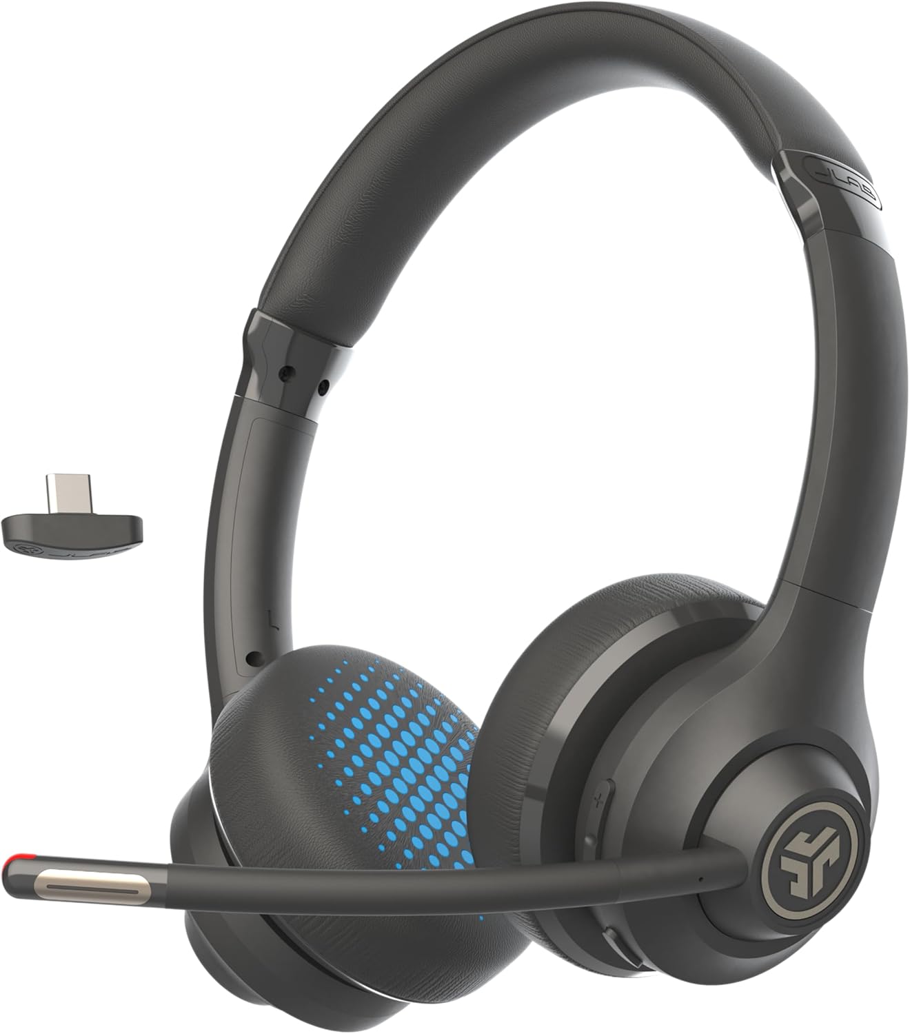 JLab Gen 2 Wireless Headset - 55+ Playtime & Multipoint Connectivity
