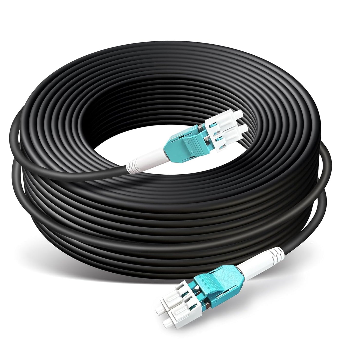 100ft Outdoor Armored Fiber Patch Cable for Harsh Environments