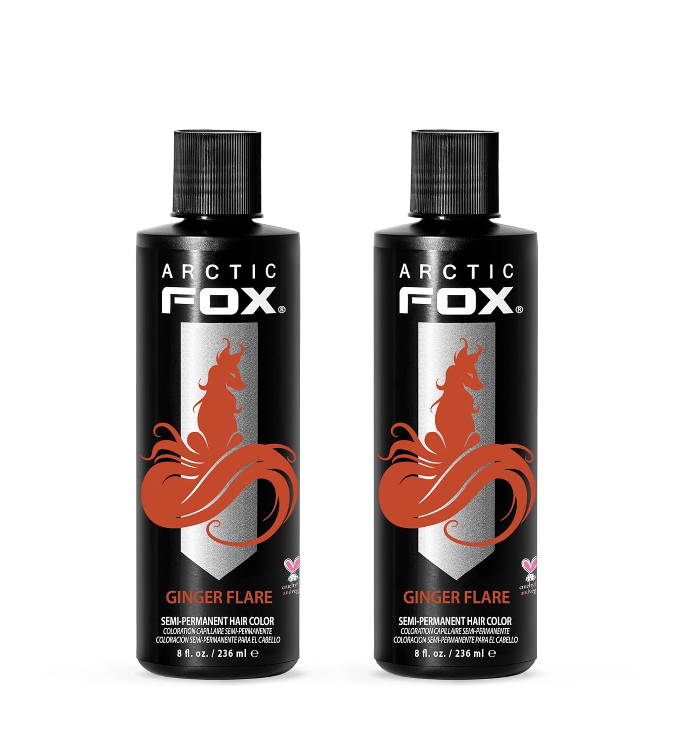 Vibrant Orange Ginger Flare Hair Dye for All Hair Types