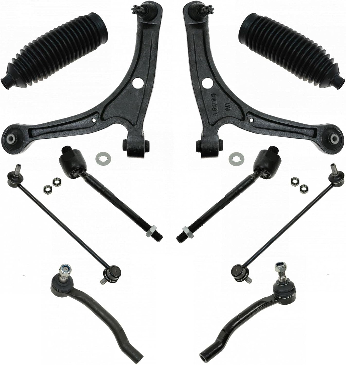 TRQ Front Steering & Suspension Kit for 2006 Acura MDX & Honda Pilot