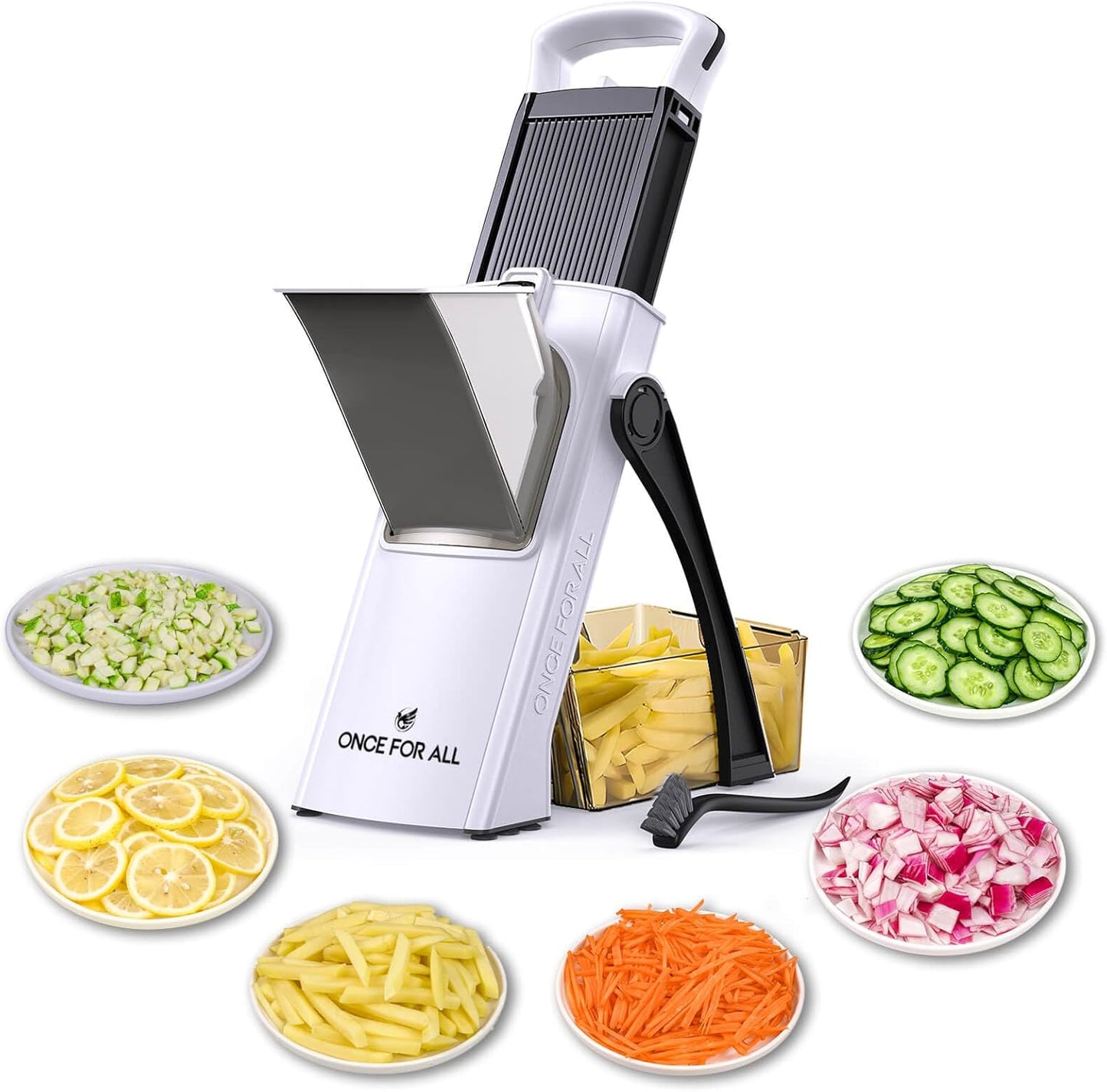 Upgrade Safe Mandoline Slicer Plus for Effortless Vegetable Prep