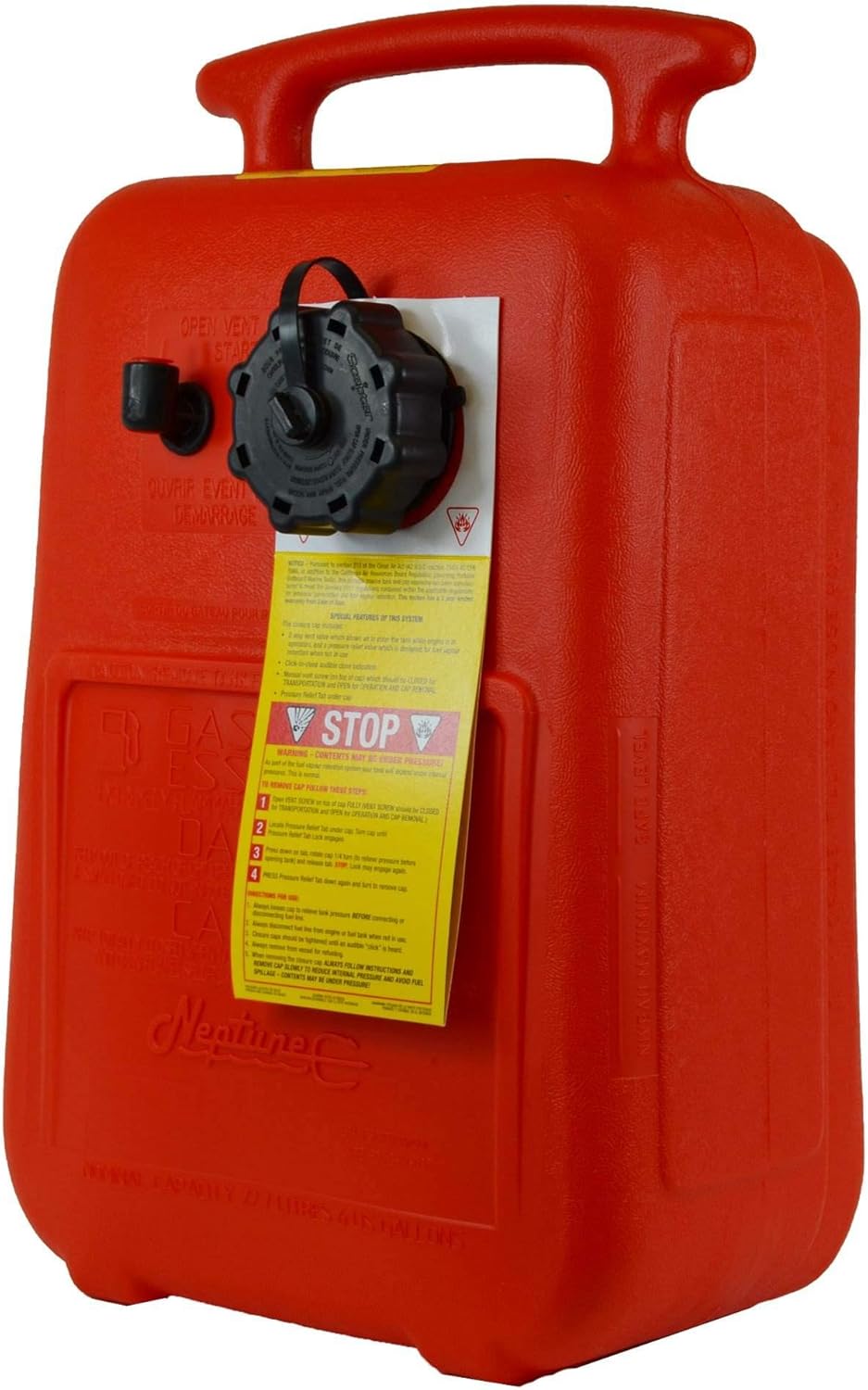 Scepter 6.6 Gallon Portable Marine Gas Can for Boats and Vessels