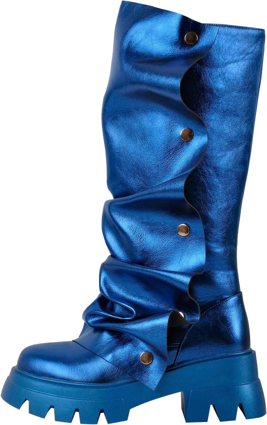Stylish Platform Slouchy Fold Over Boots for Every Occasion