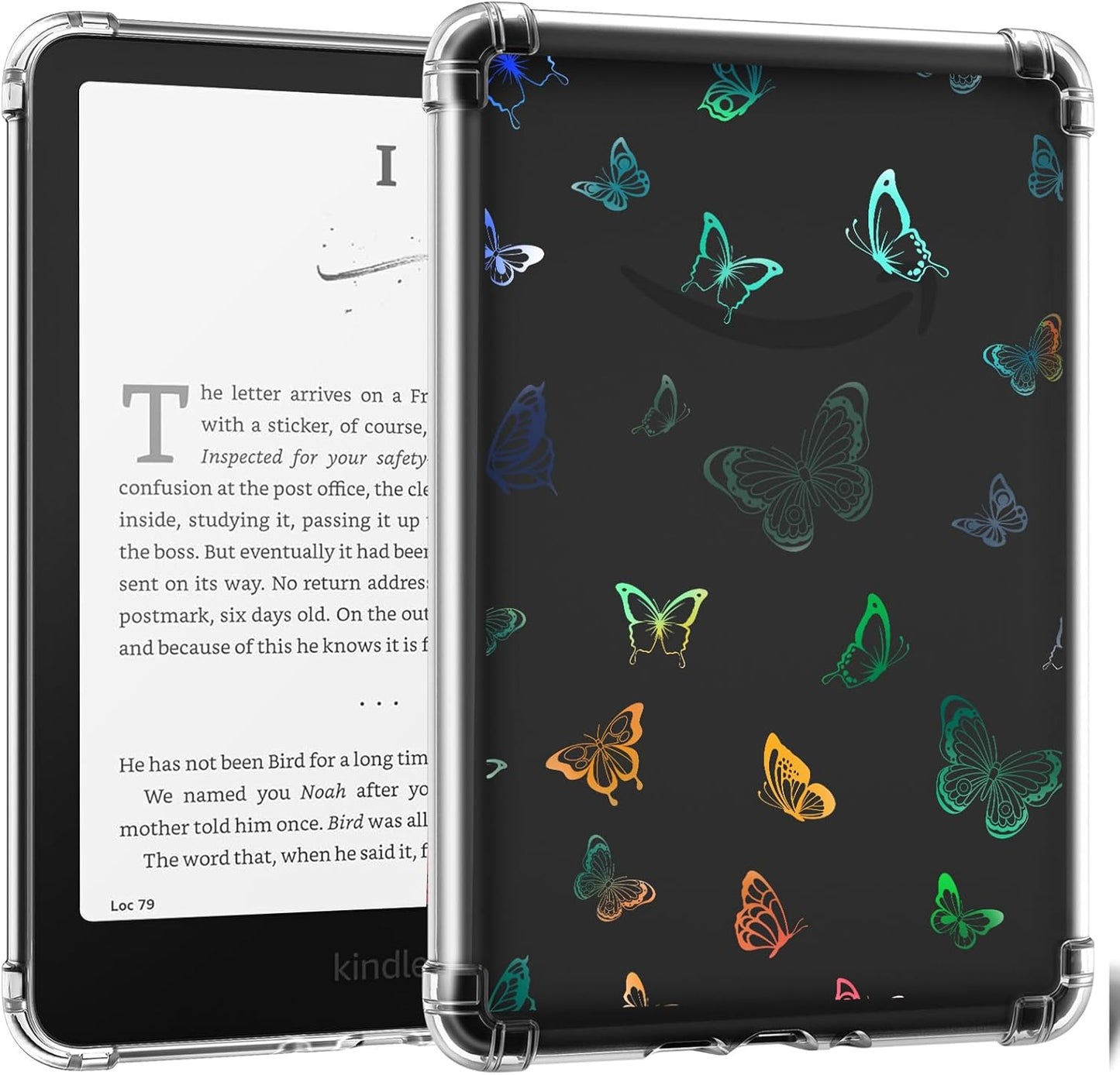 MoKo Case for 7in Kindle Paperwhite 2024 with Iridescent Design