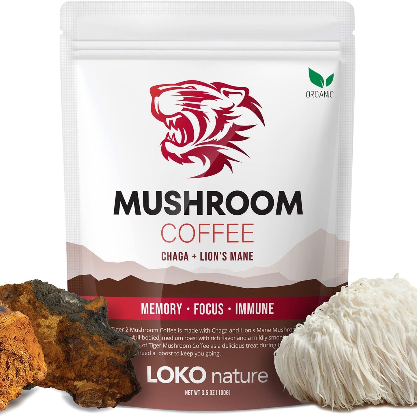 Organic Memory Boost Coffee - LOKO Nature