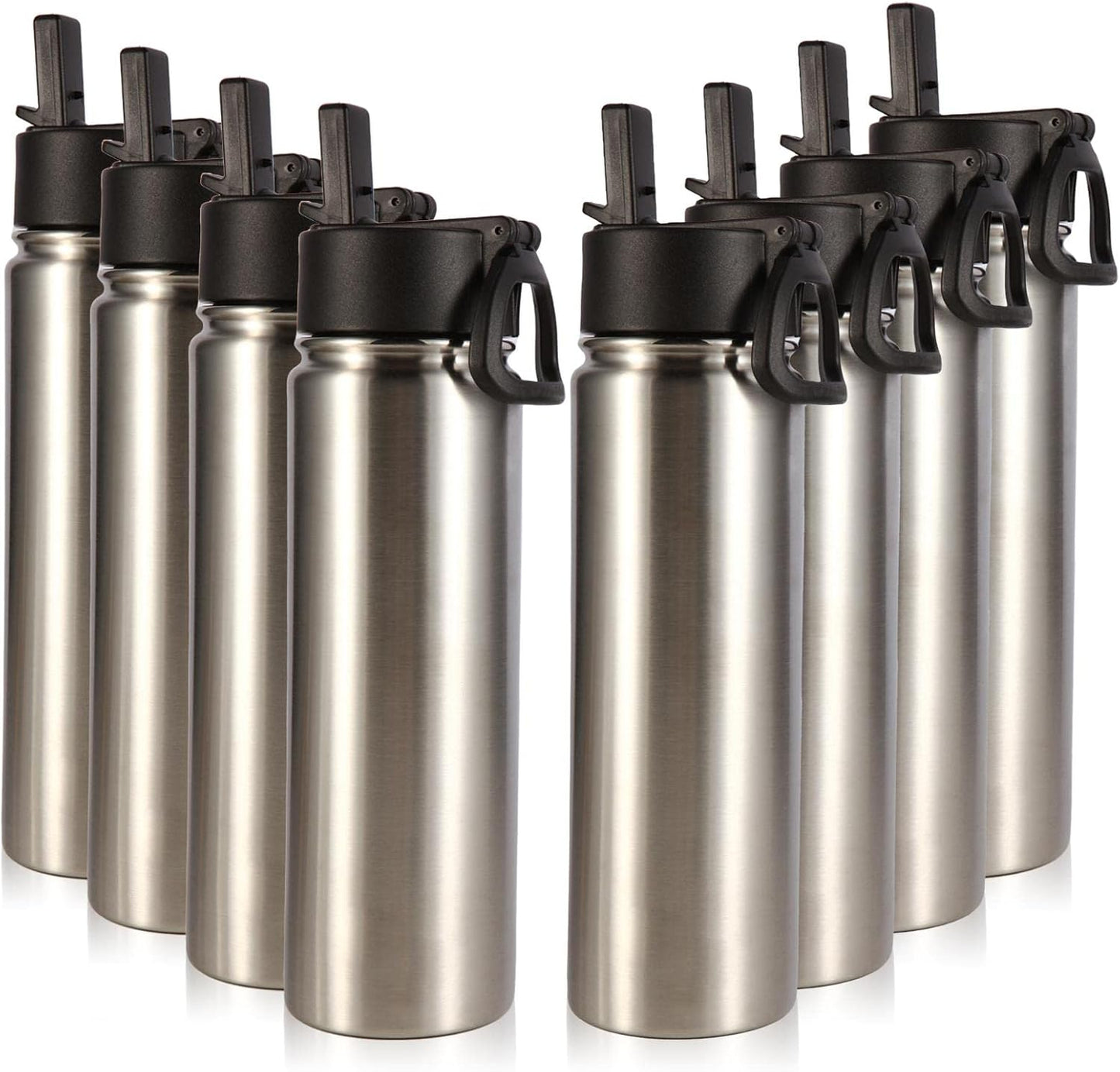 Volhoply Insulated Water Bottles with Straw Bulk 8 Pack Review