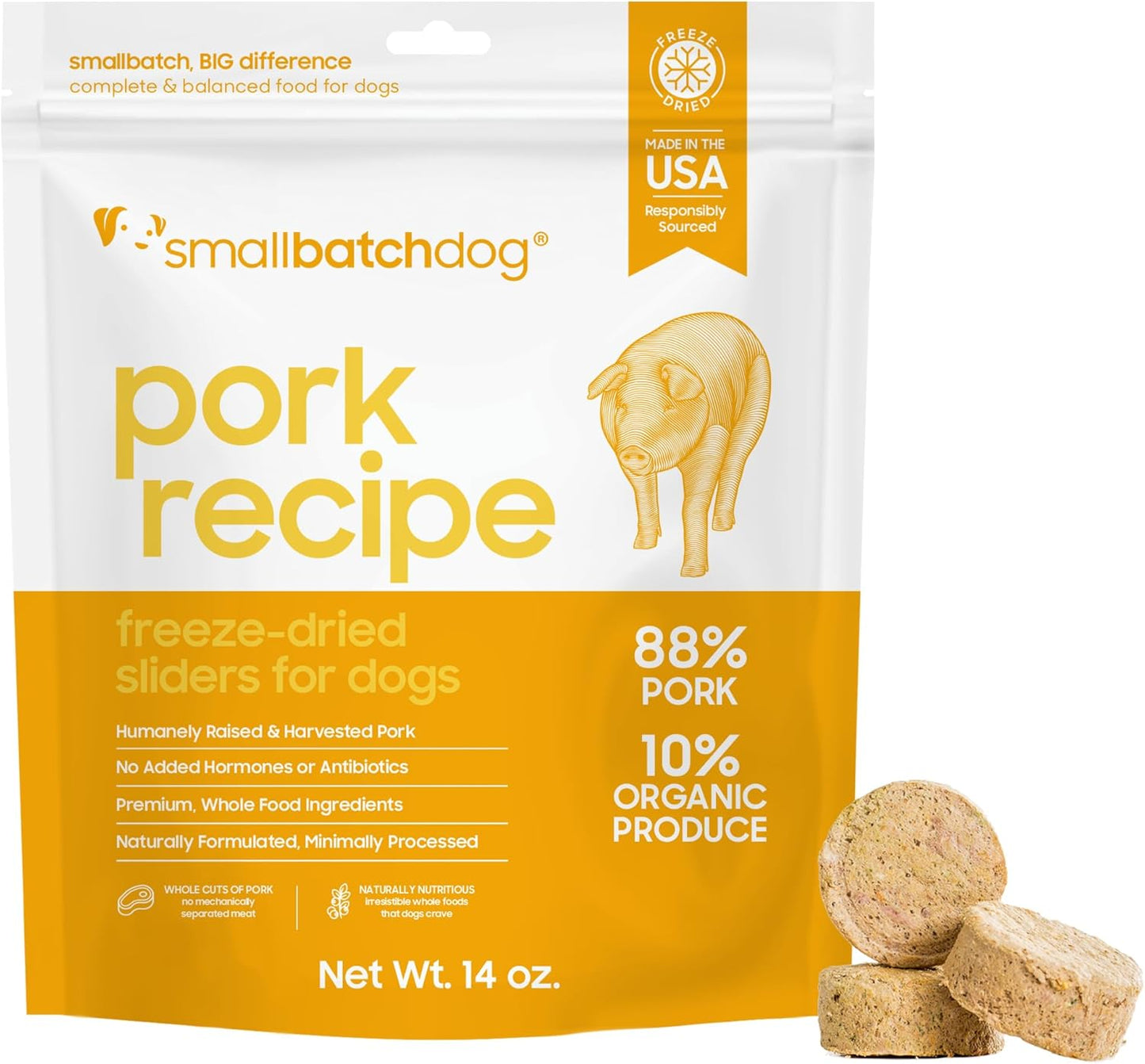 Smallbatch Pets Freeze Dried Raw Dog Food for Picky Eaters