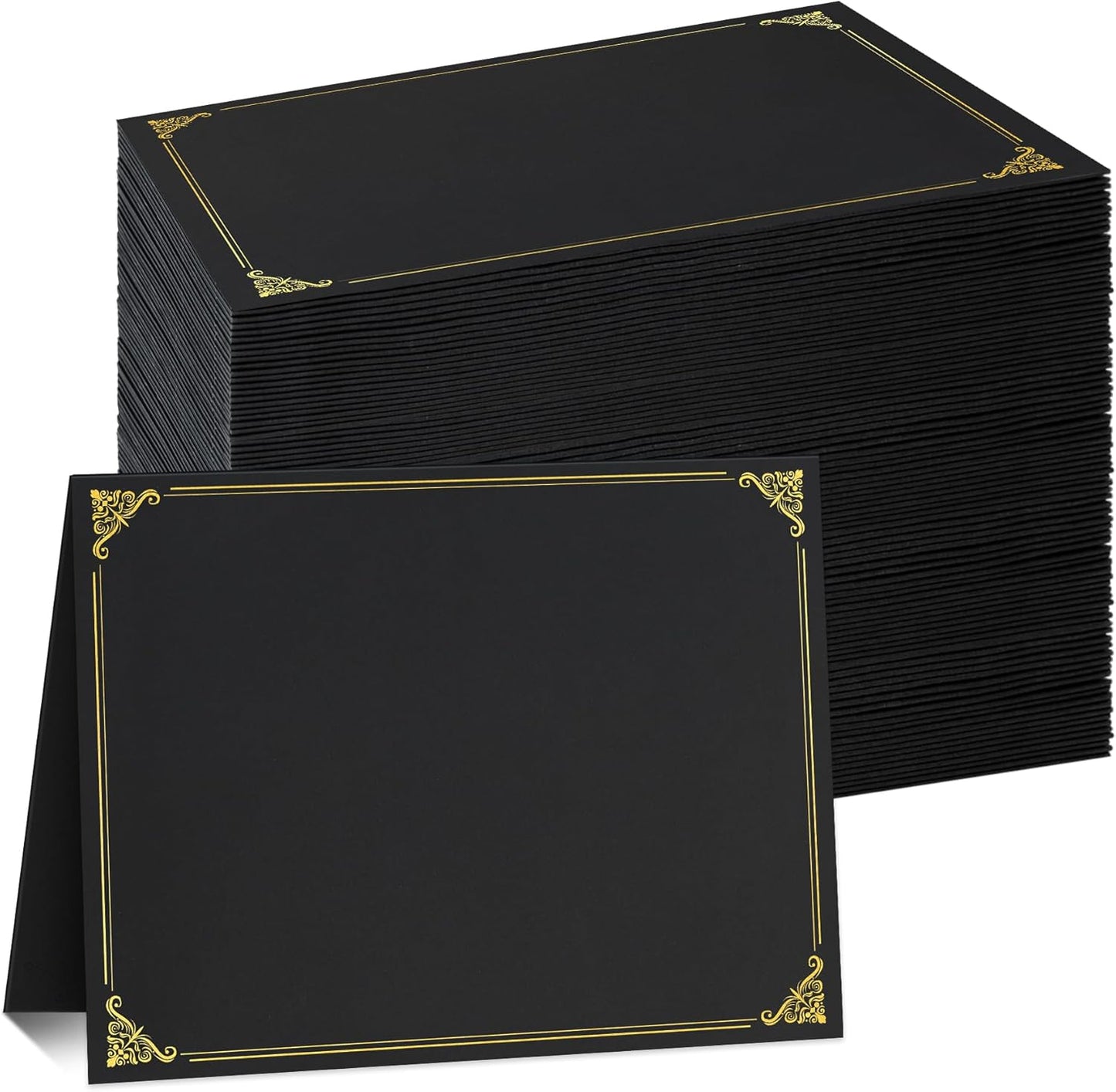 Ndsox 90 Packs Black Certificate Holders for Graduations