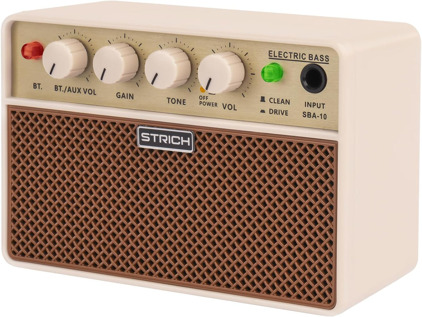STRICH Mini Bass Amp - Portable Rechargeable Practice Amplifier